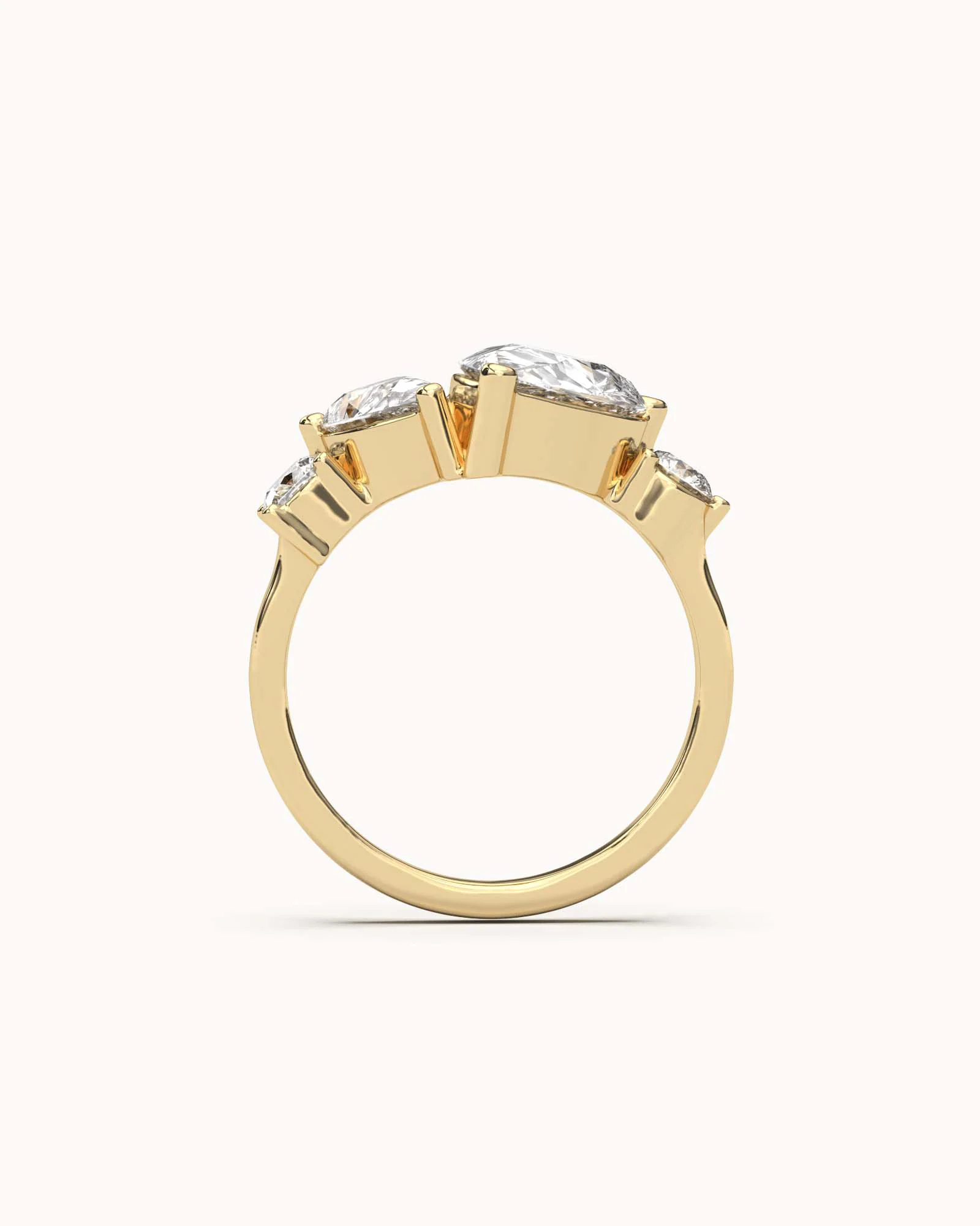 Four Stone Lab Grown Diamond Cluster Ring - Image 5