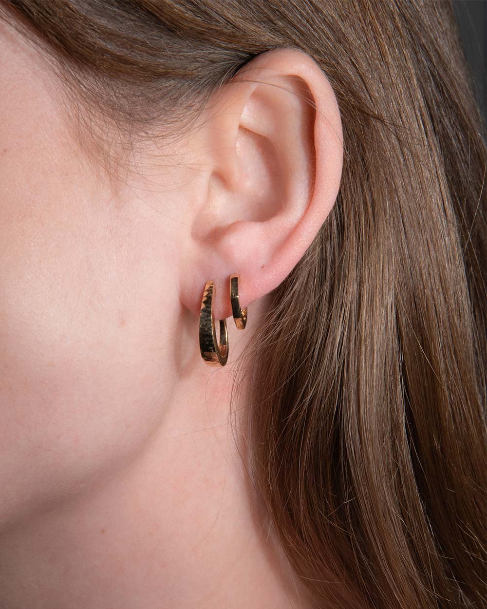 Hexagon Hoop Earrings - Image 2