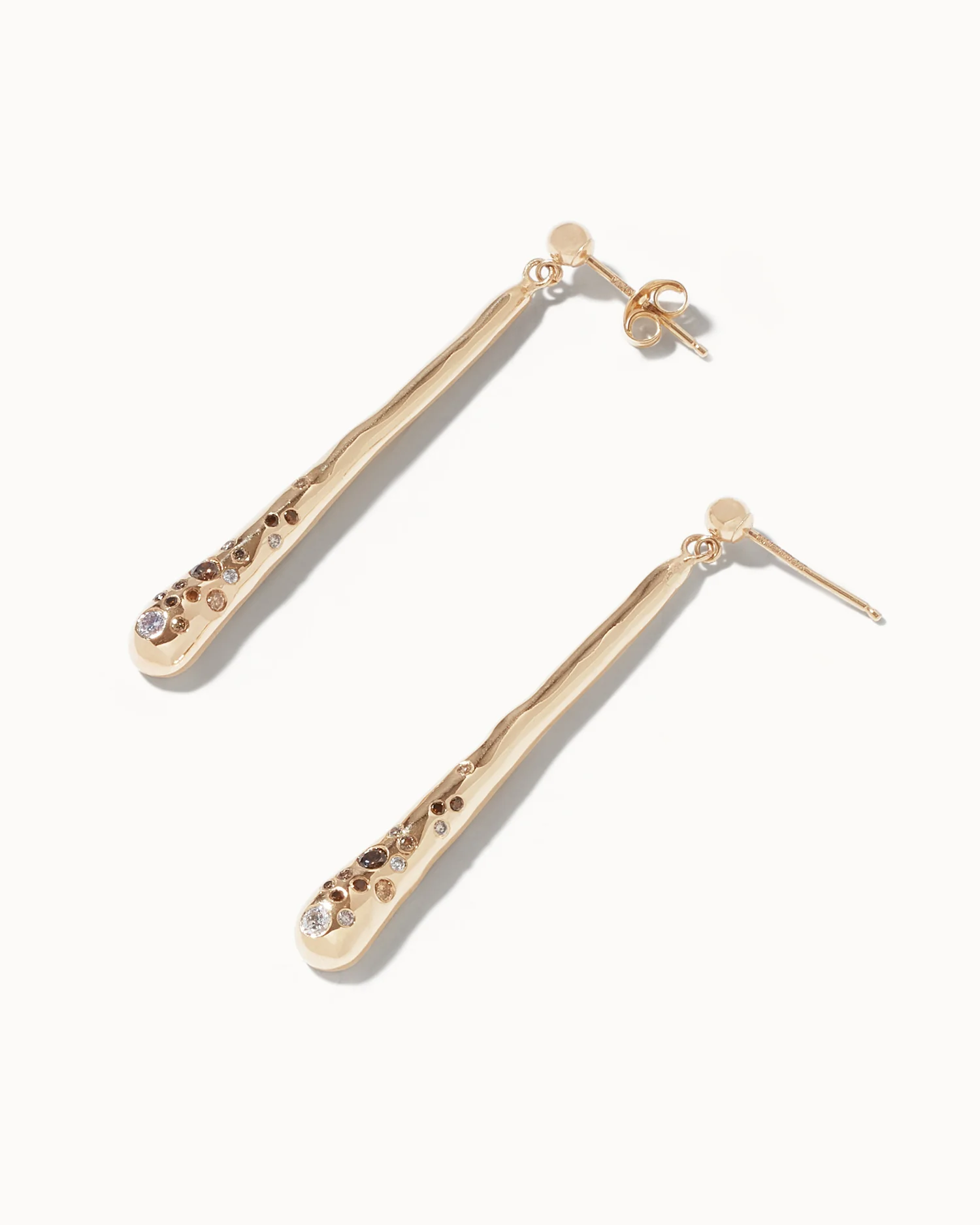 Celestial Diamond Drop Earrings - Image 4