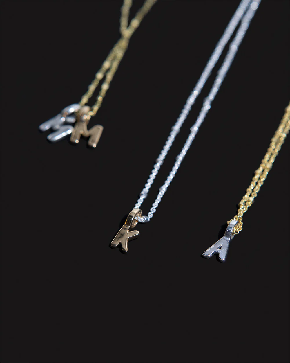 Initial Charm Necklace - Image 3