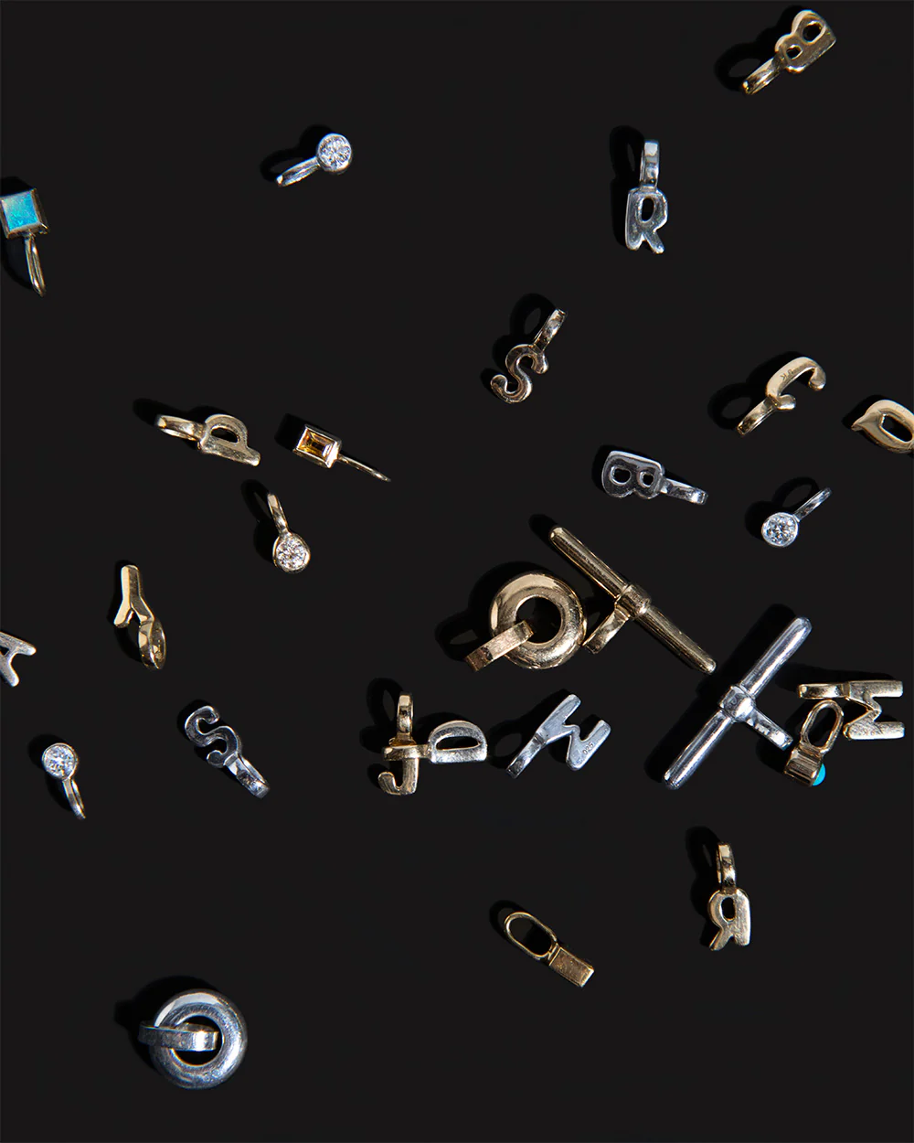 T-Bar Charm Earrings - Image 2