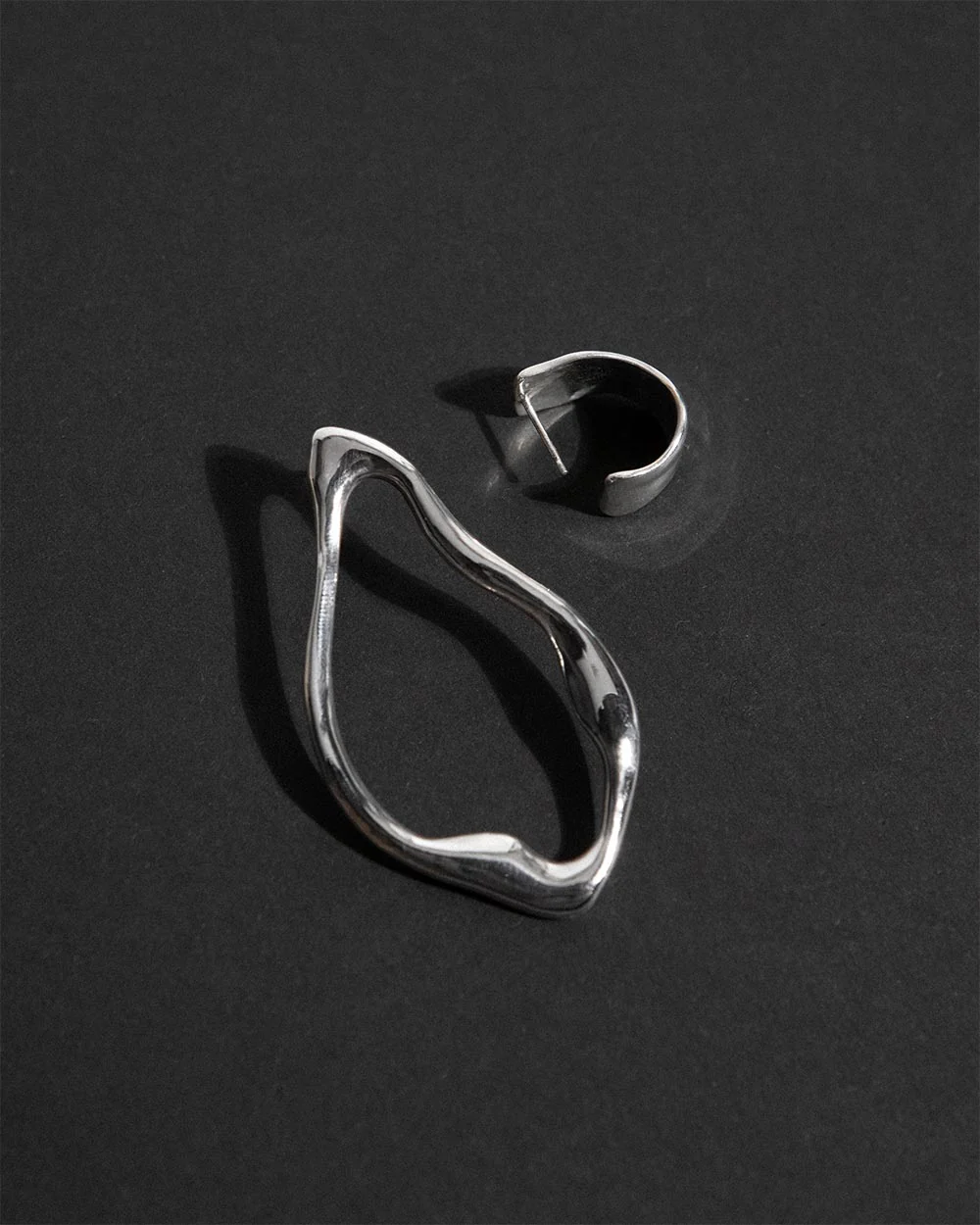 MM x Laura Pitharas Asymmetric Earrings - Image 5
