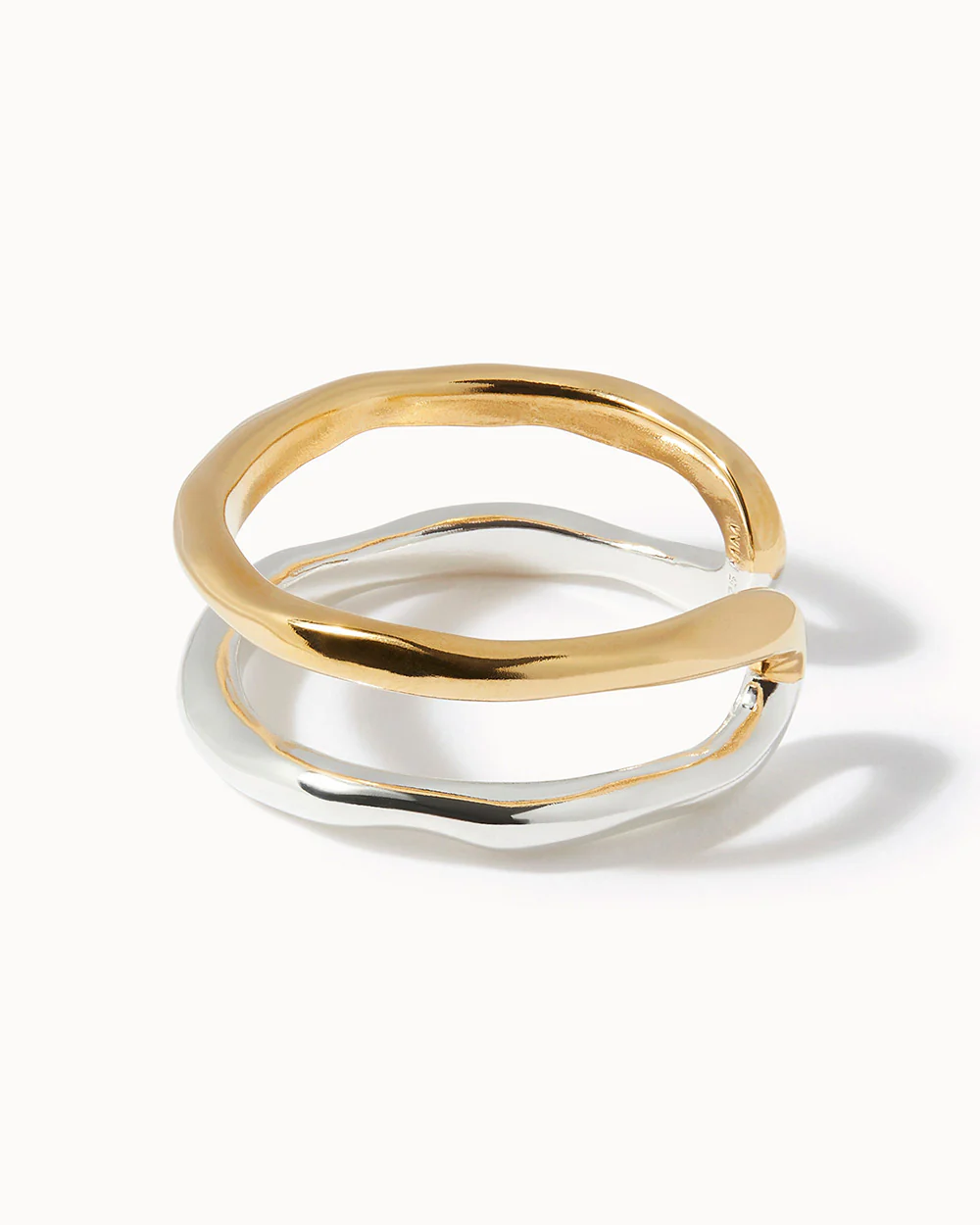 Lava Adjustable Two Tone Ring - Image 5