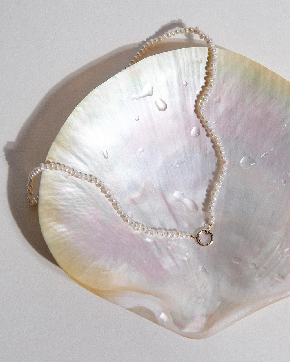 Milos Pearl Beaded Charm Necklace - Image 5