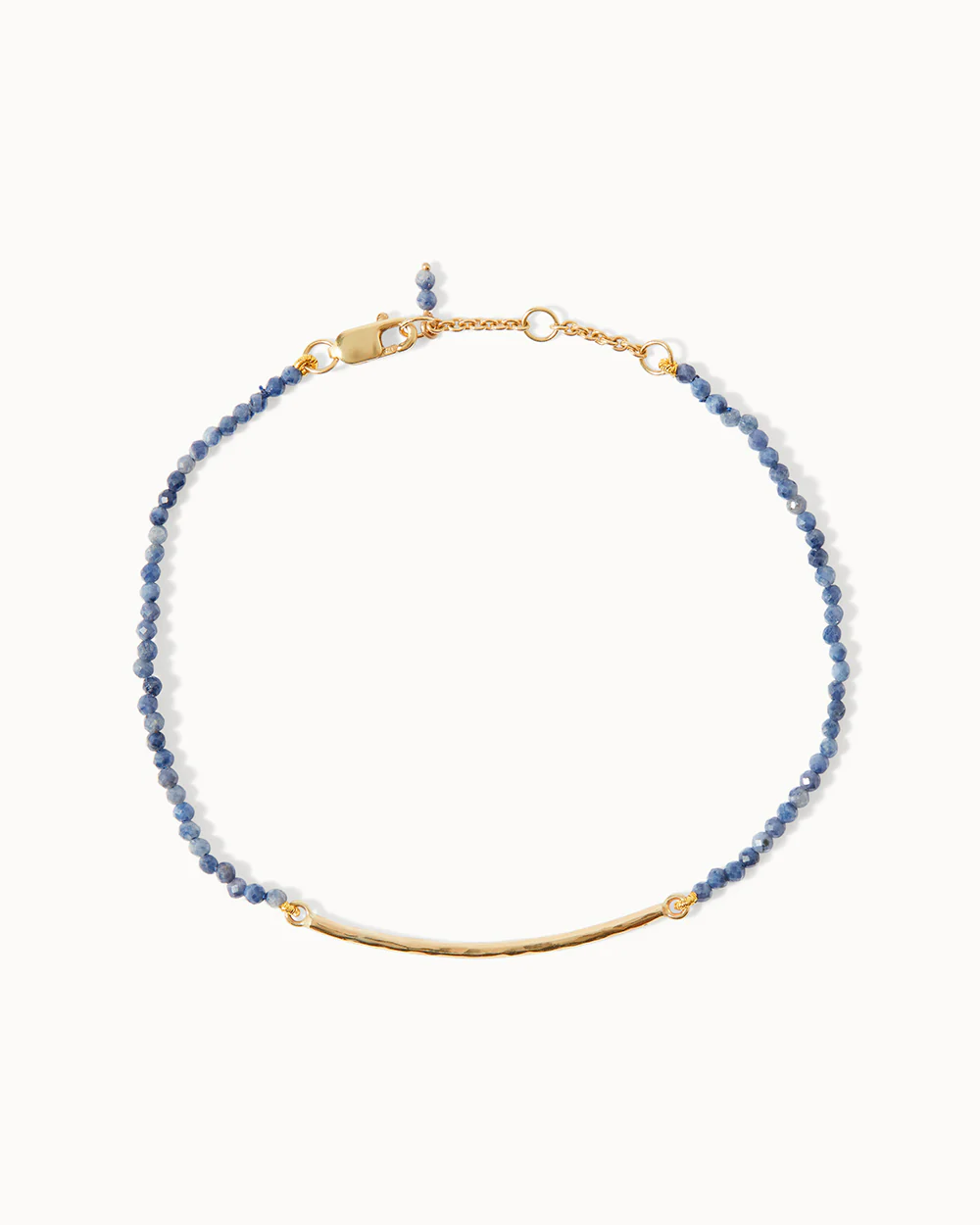 Milos Sapphire Beaded Bar Bracelet