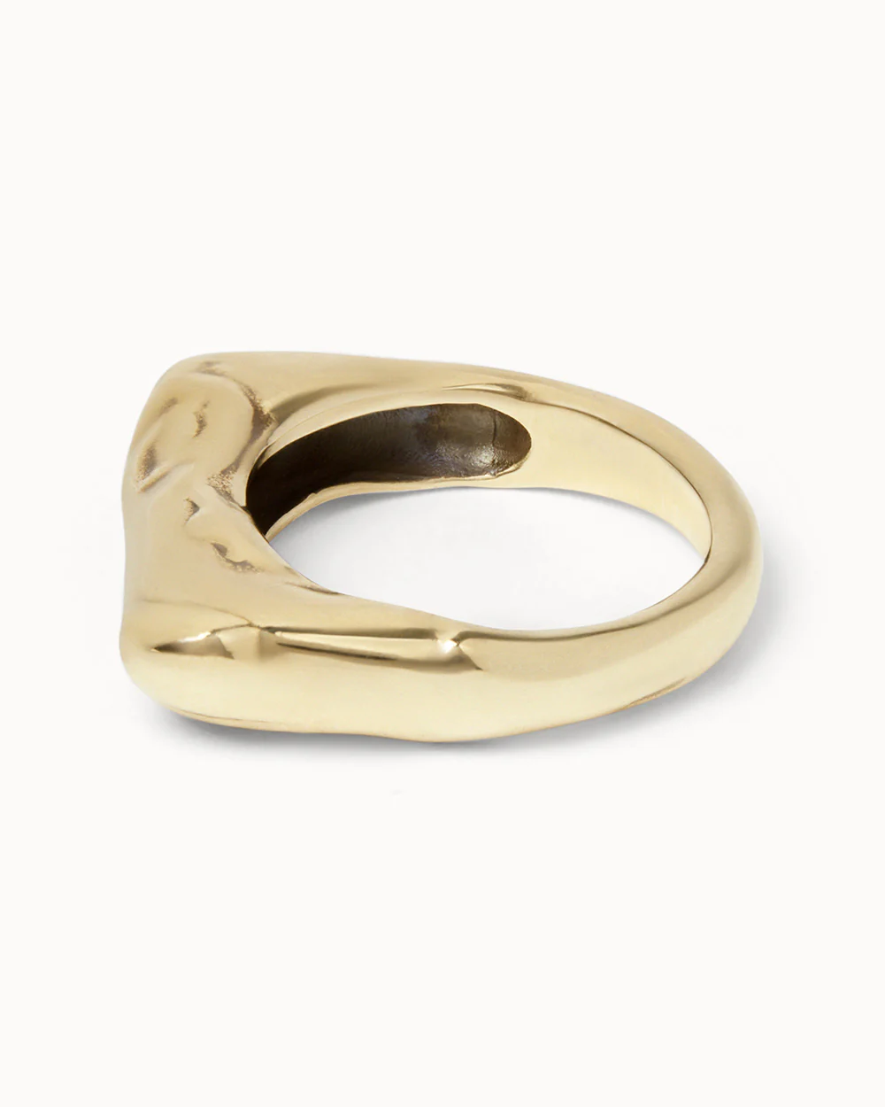 Solid Gold Molten Light Ring - Image 4