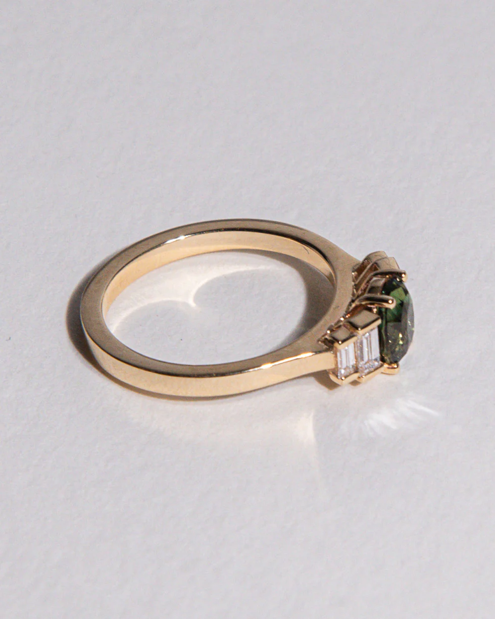 Nina 1.22ct Green Sapphire Ring - Image 6