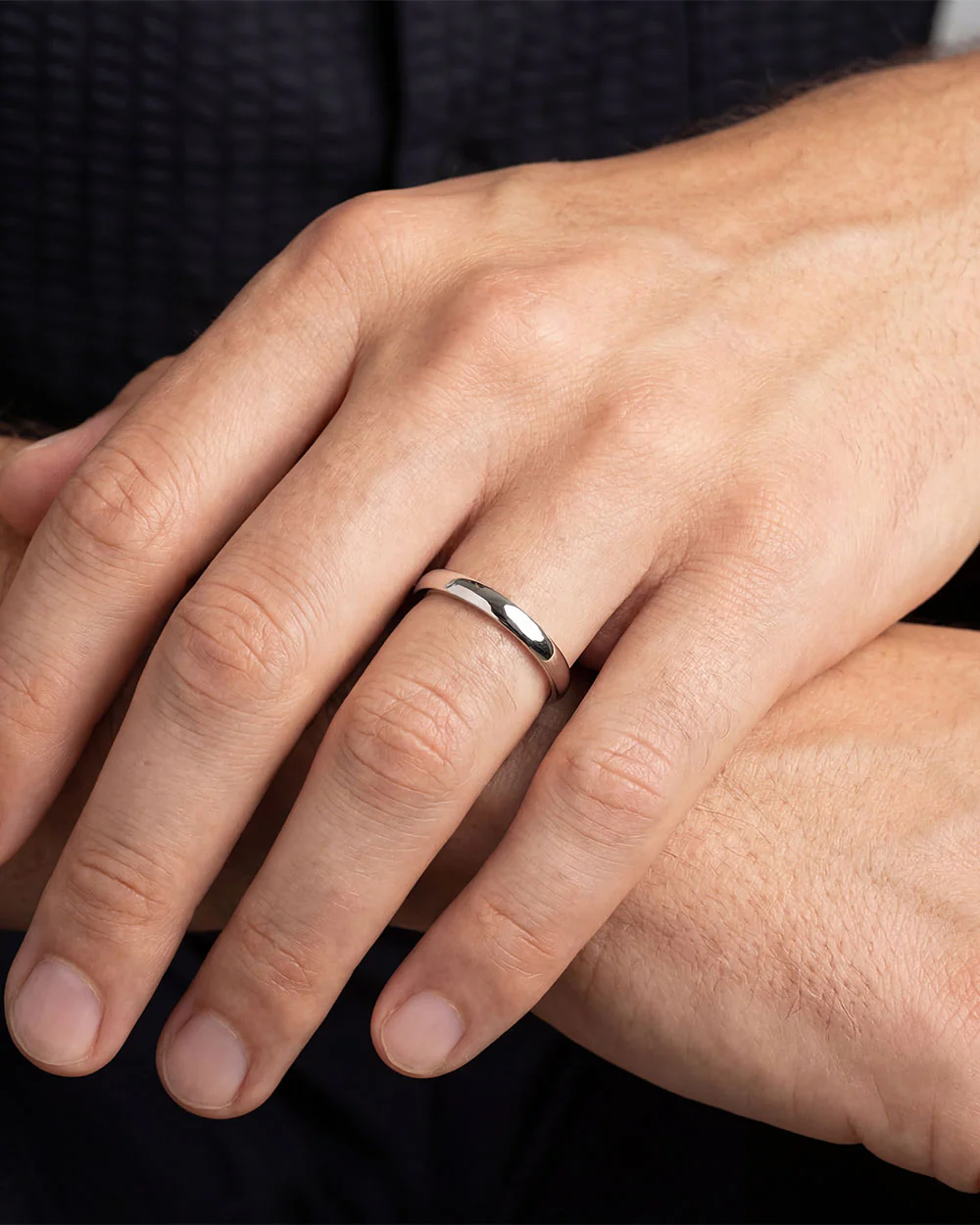 Platinum Classic Ring - 2mm Band - Image 3