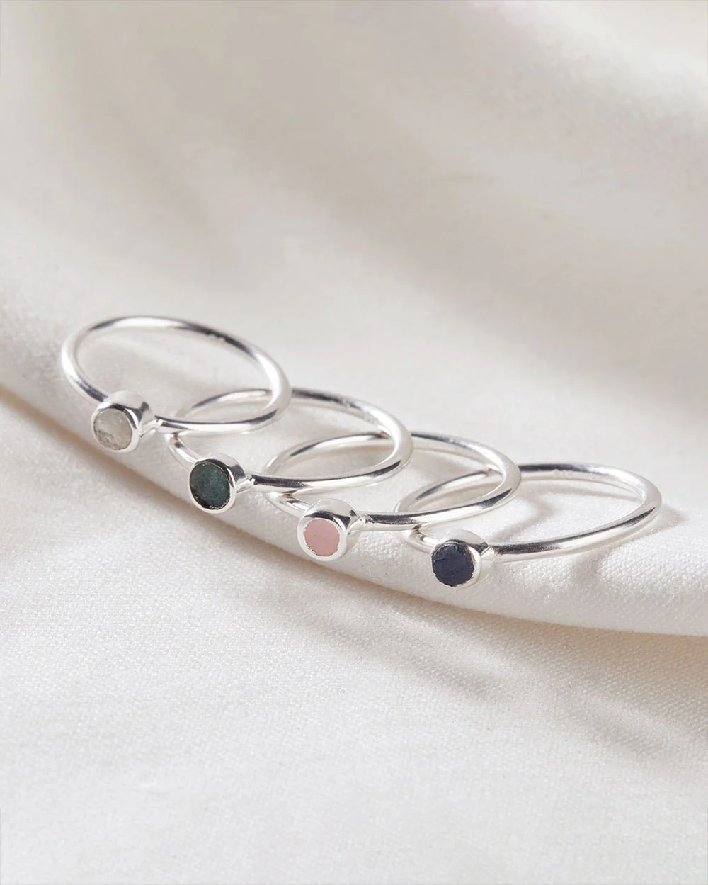 Rough Gemstones Pink Opal Ring - Image 3