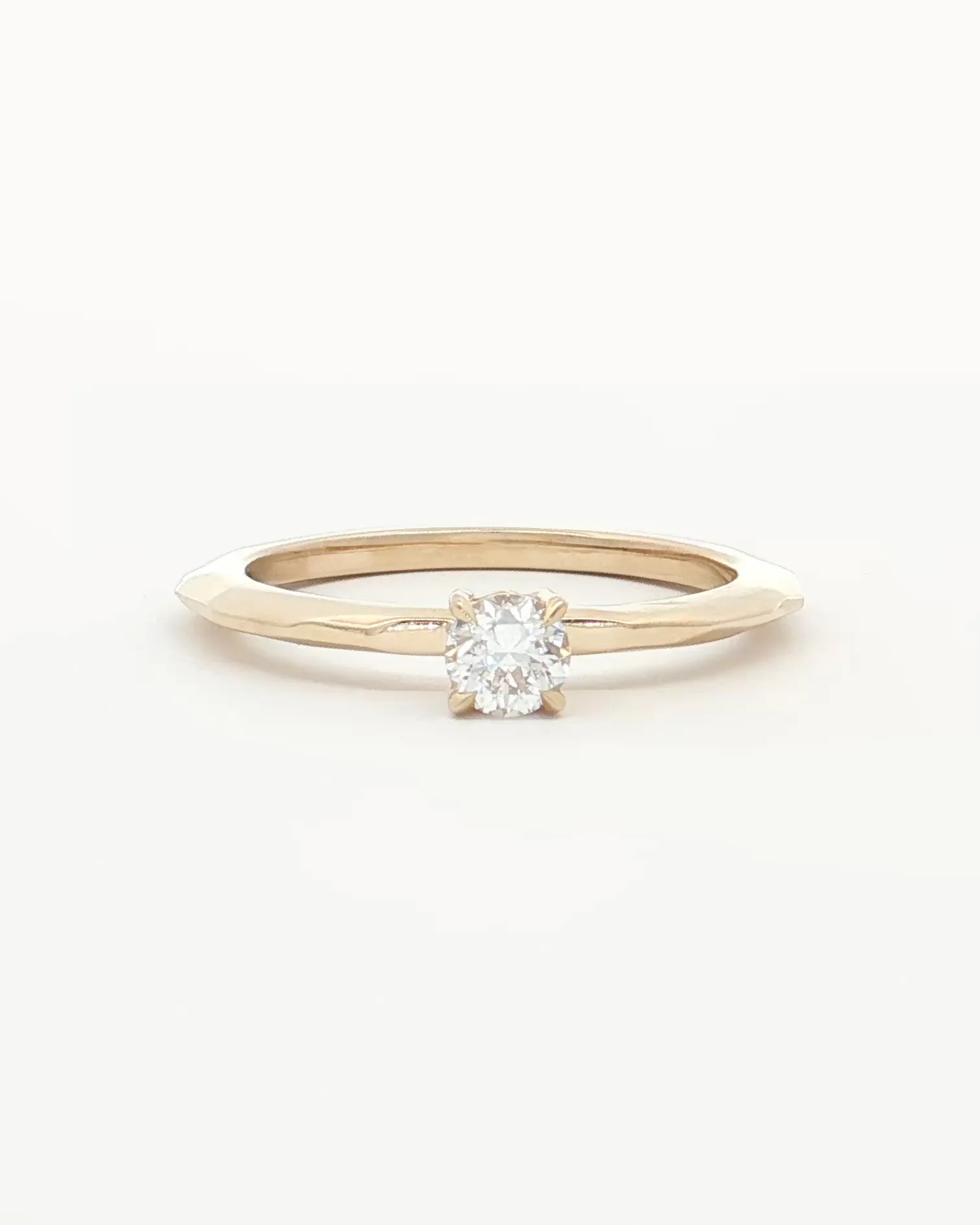 0.25ct Lab Grown Diamond Faceted Ring - Image 5