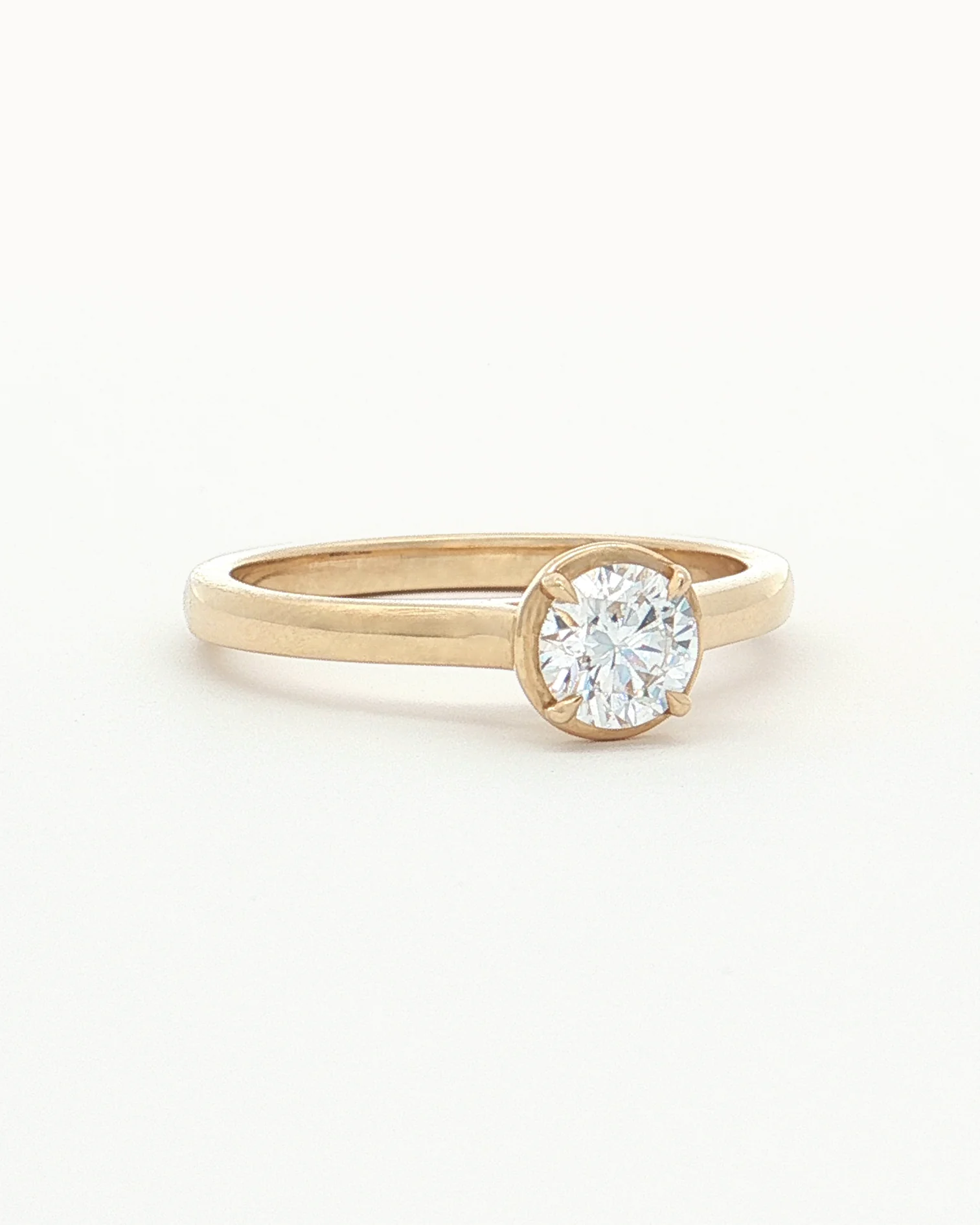 0.5ct Lab Grown Diamond Halo Ring - Image 5