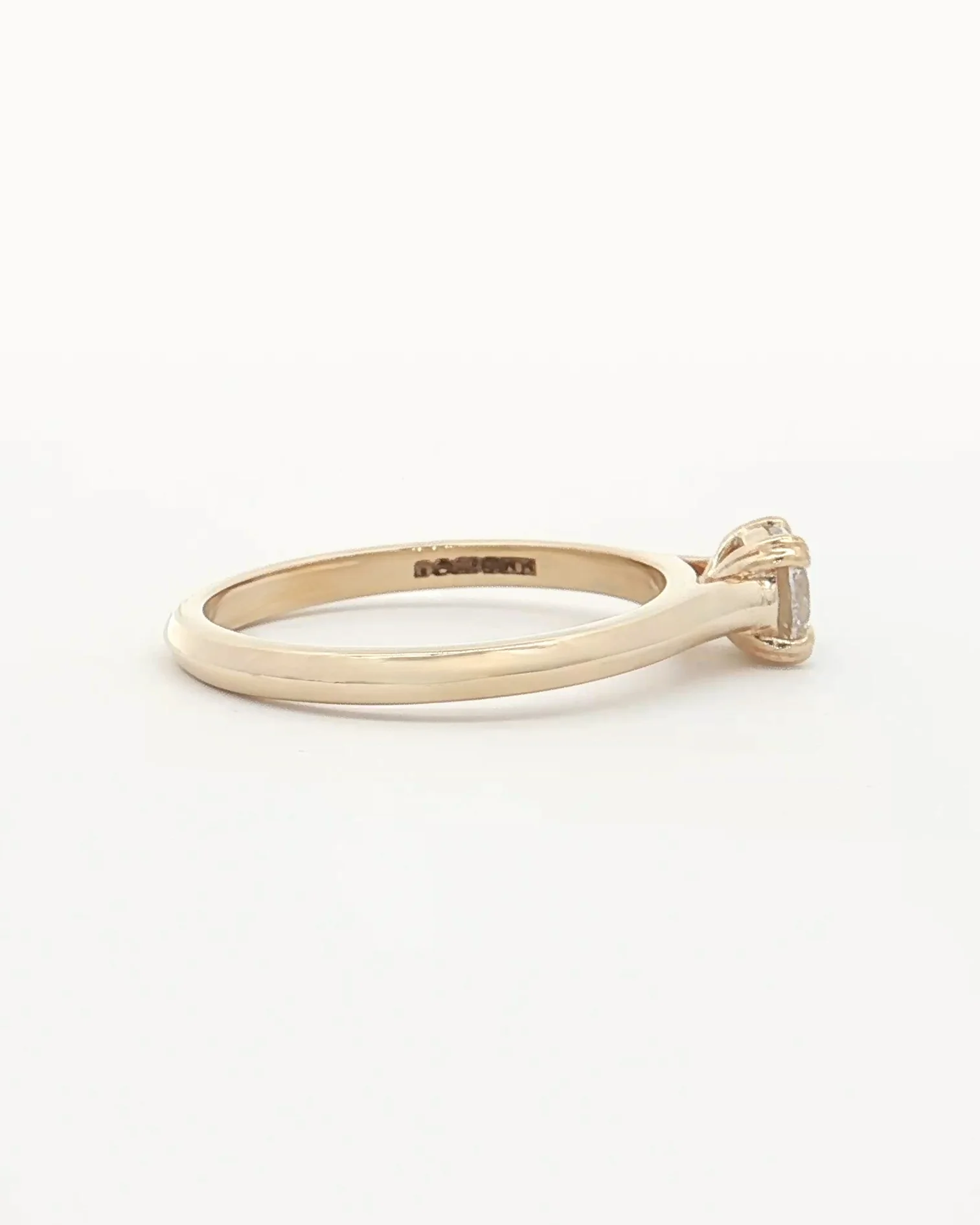 0.5ct Lab Grown Diamond Knife Edge Ring - Image 6