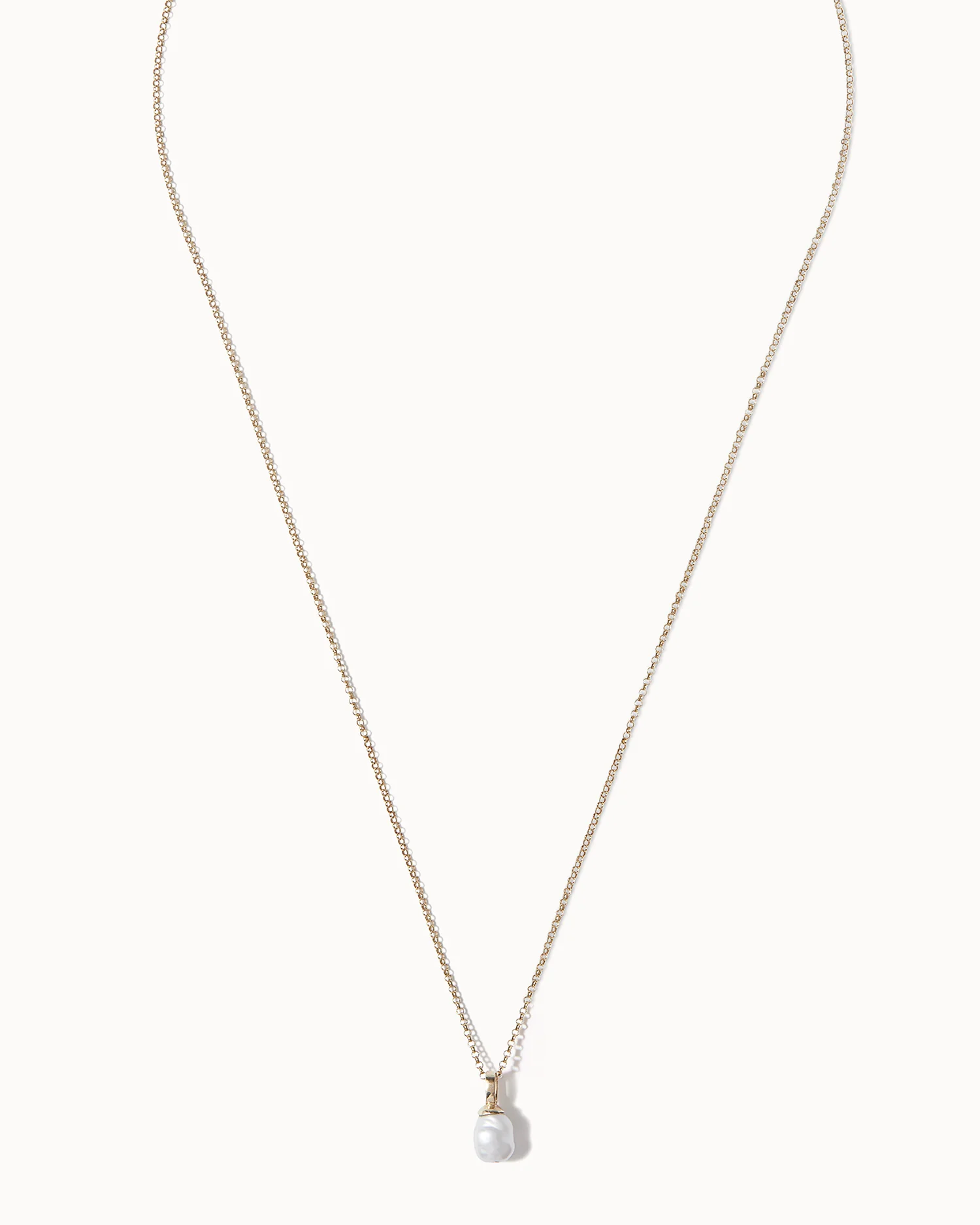 Baroque Pearl Pendant Necklace - Image 4