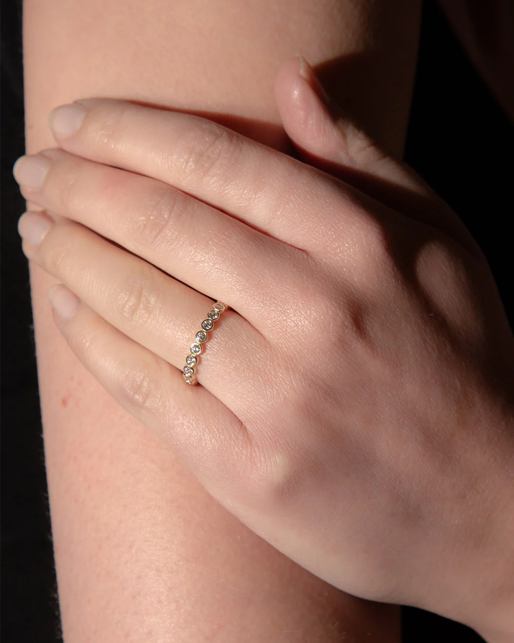 Bezel Diamond Eternity Ring - Image 2