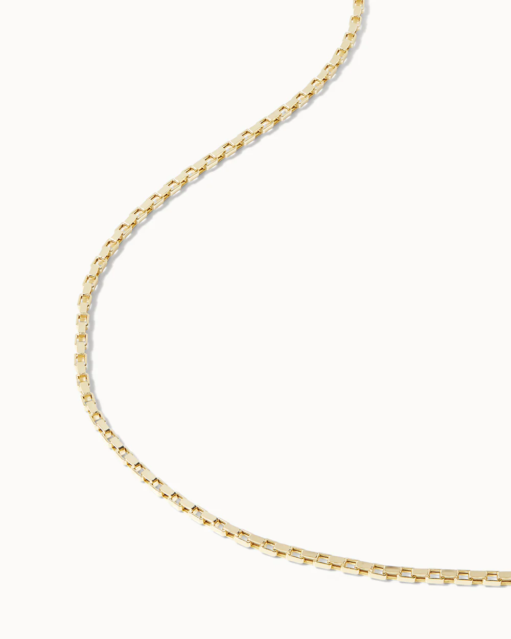 Box Chain Necklace and Bracelet Set - Image 3