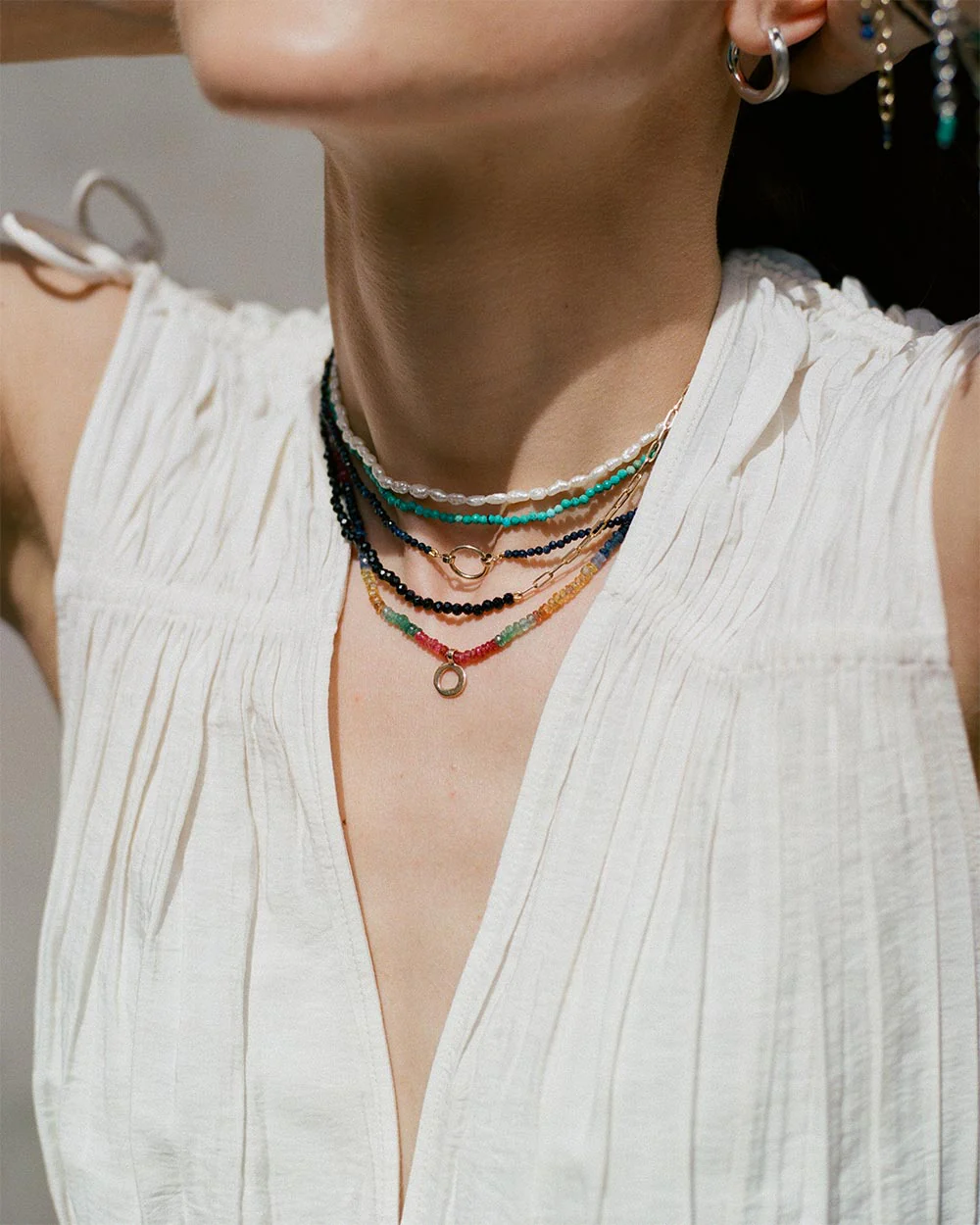 Hydra Beaded Chain Necklace - Image 6