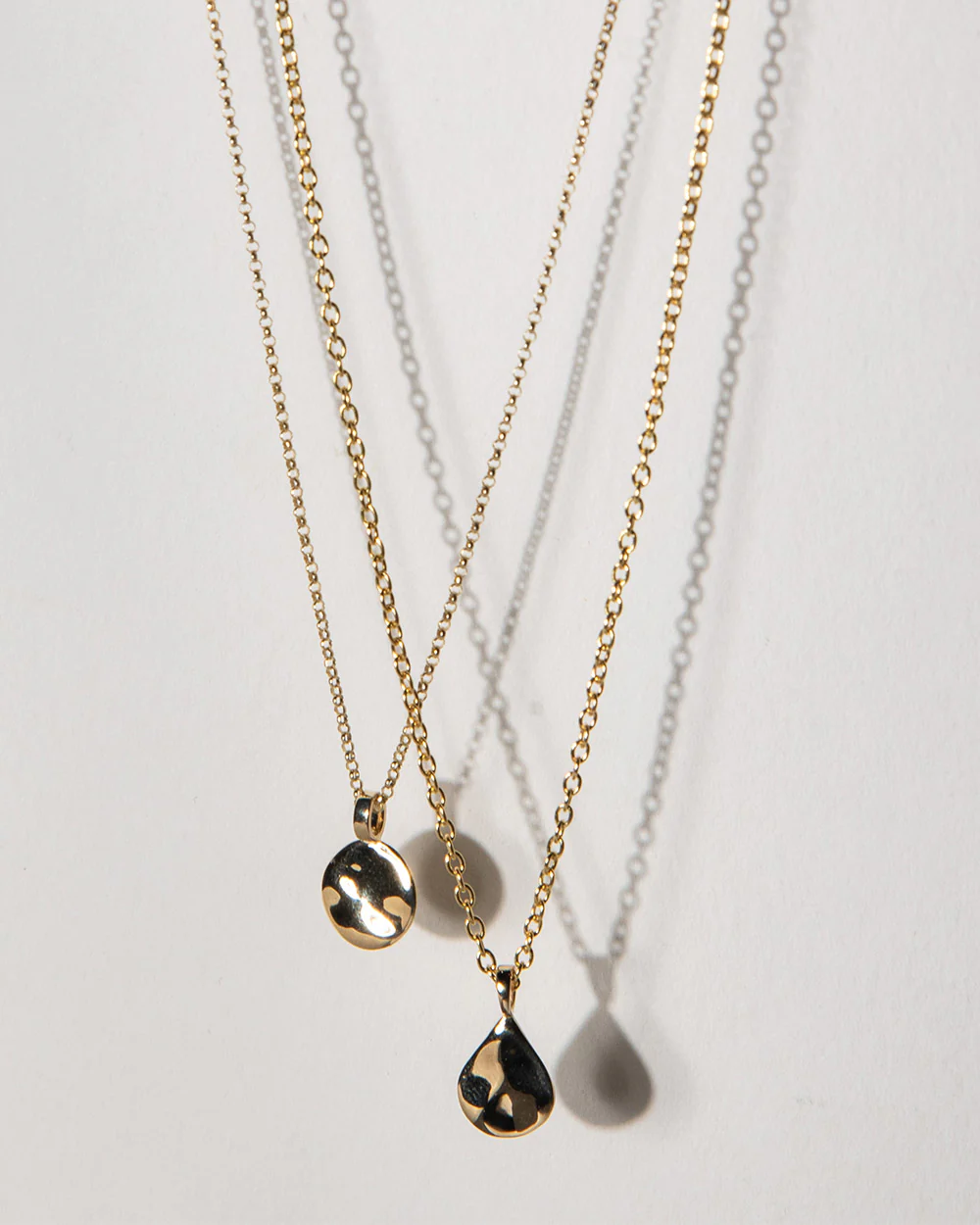 Organic Circle Charm Necklace - Image 3