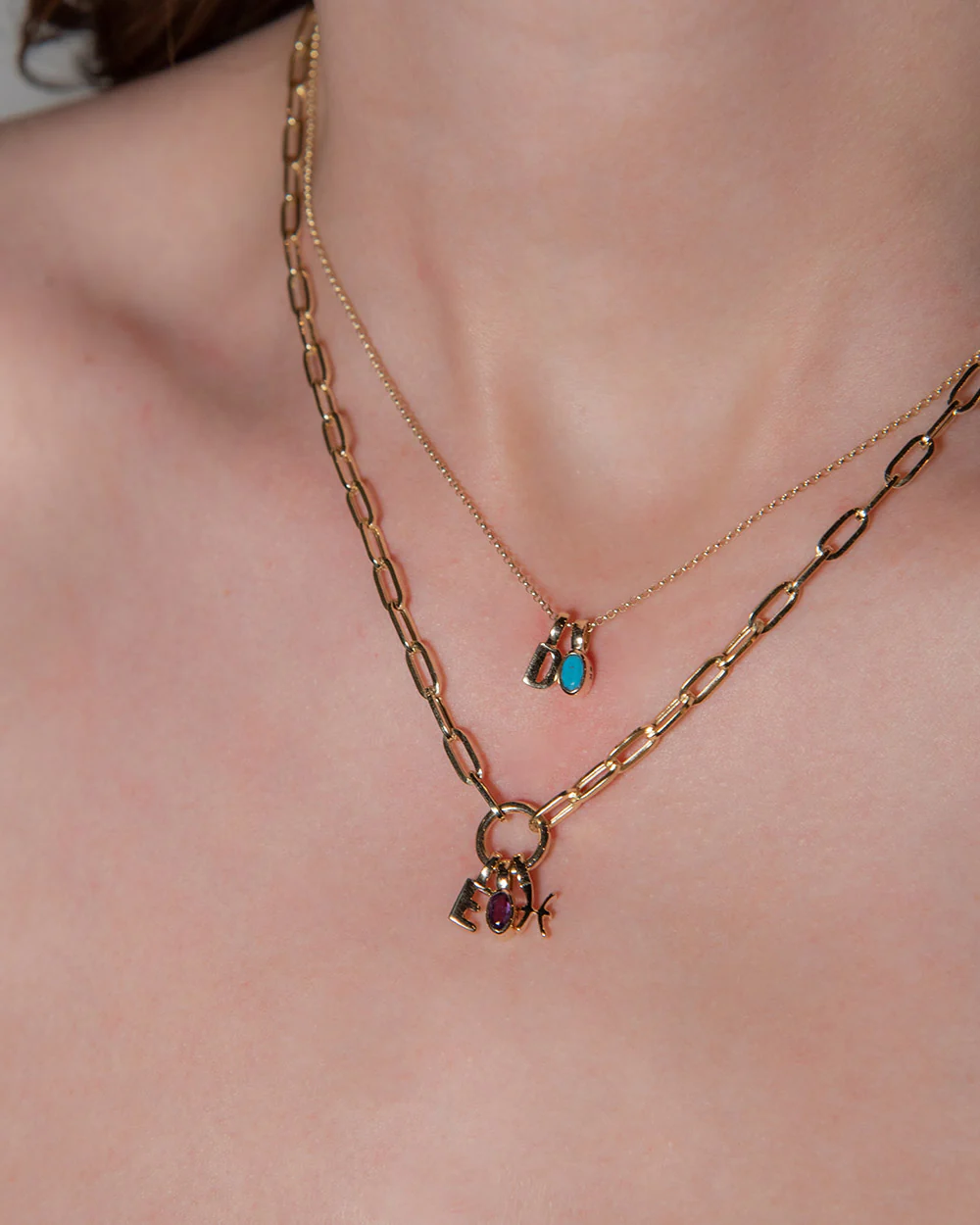 December Turquoise Birthstone Oval Charm - Image 4