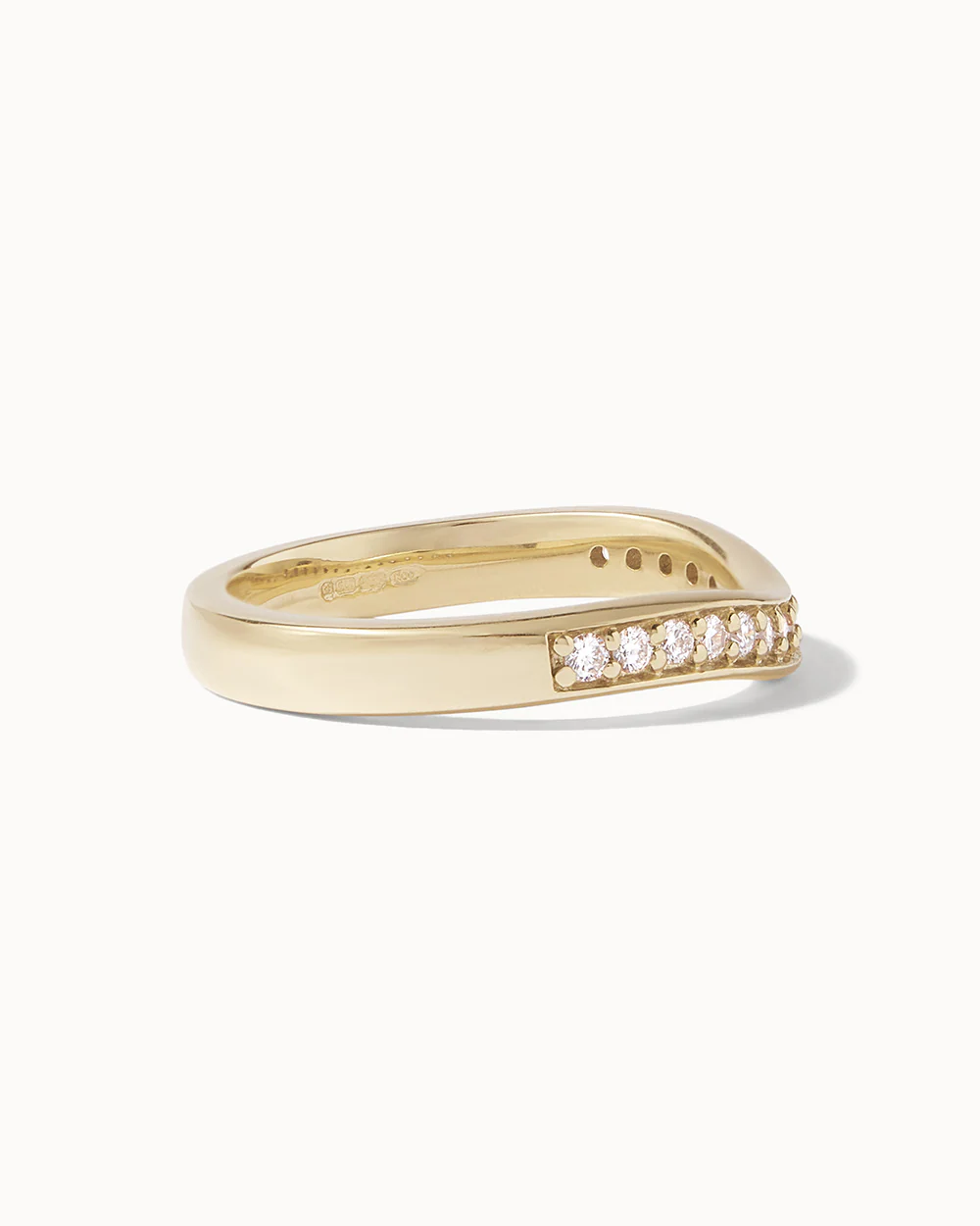 Diamond Contour Ring - Image 4