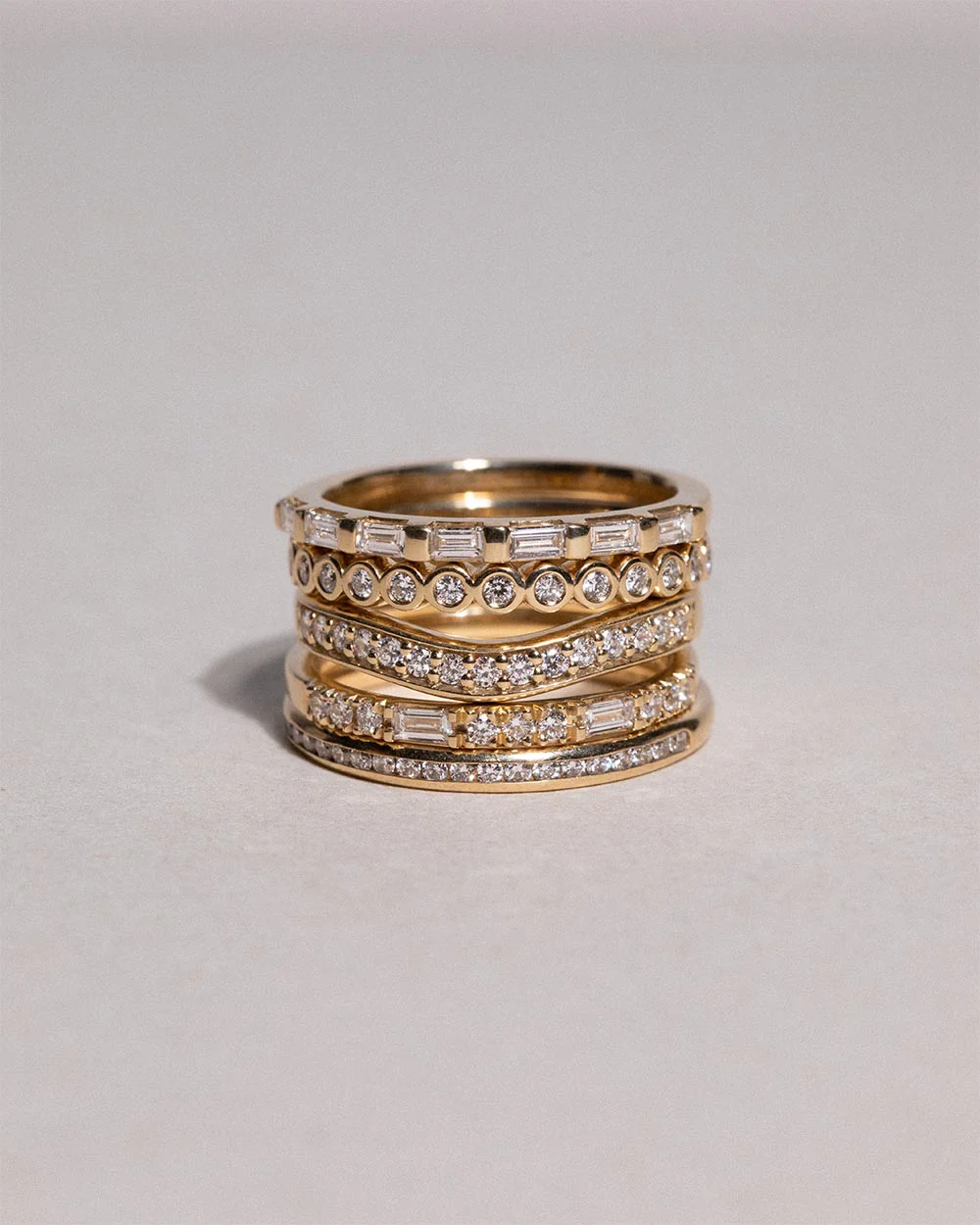 Diamond Contour Ring - Image 5
