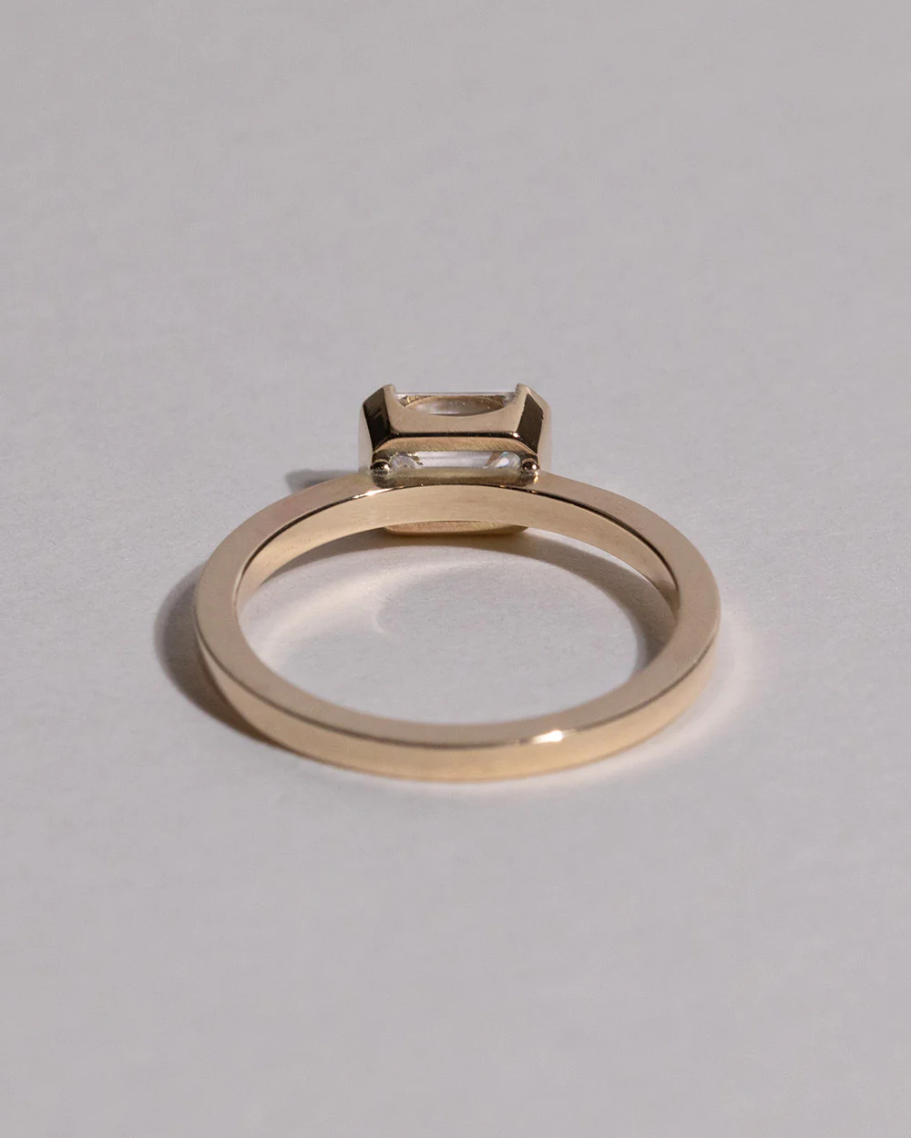 Emerald Cut 1ct Lab Grown Diamond Ring - Image 6