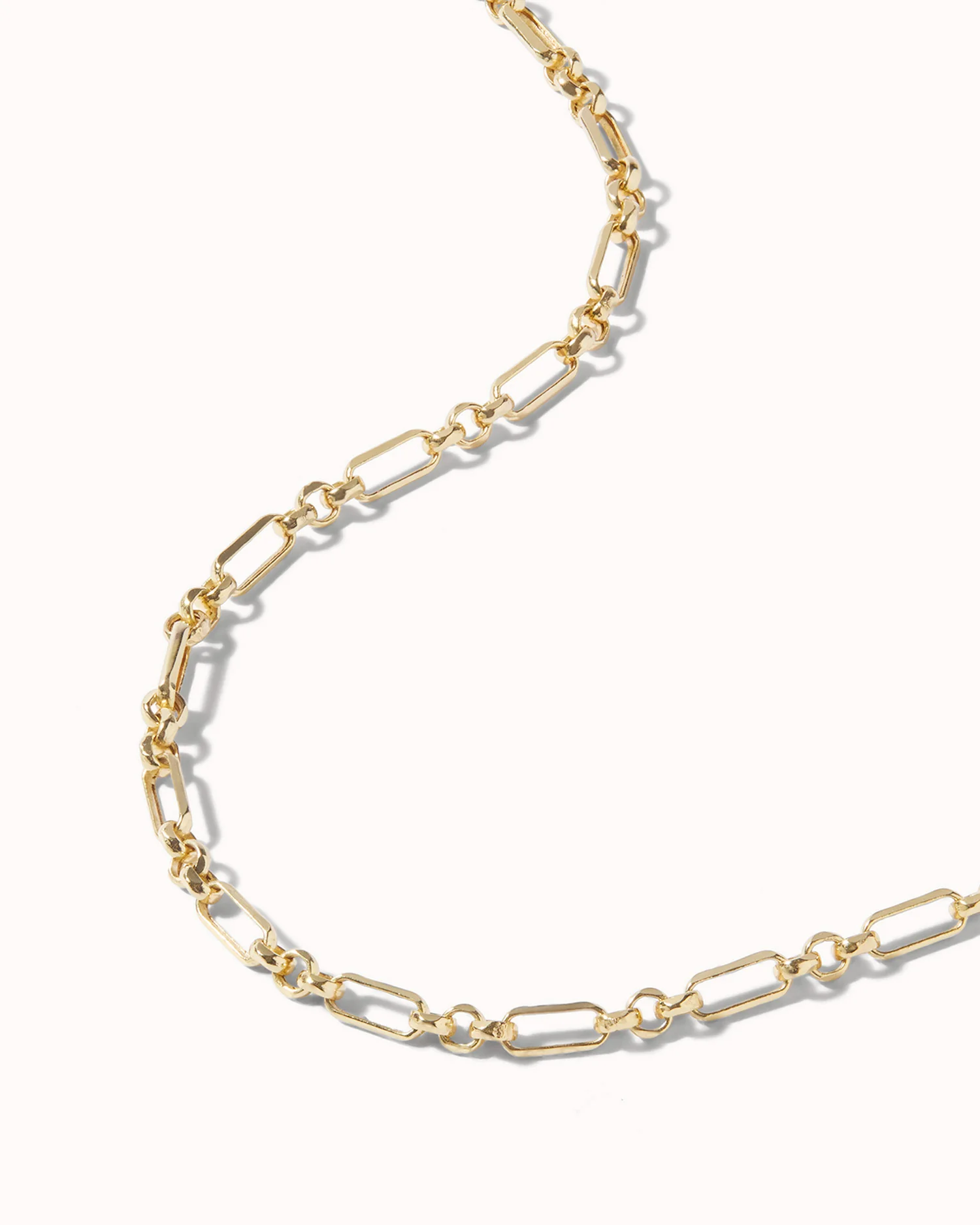 Solid Gold Figaro Chain - Image 3