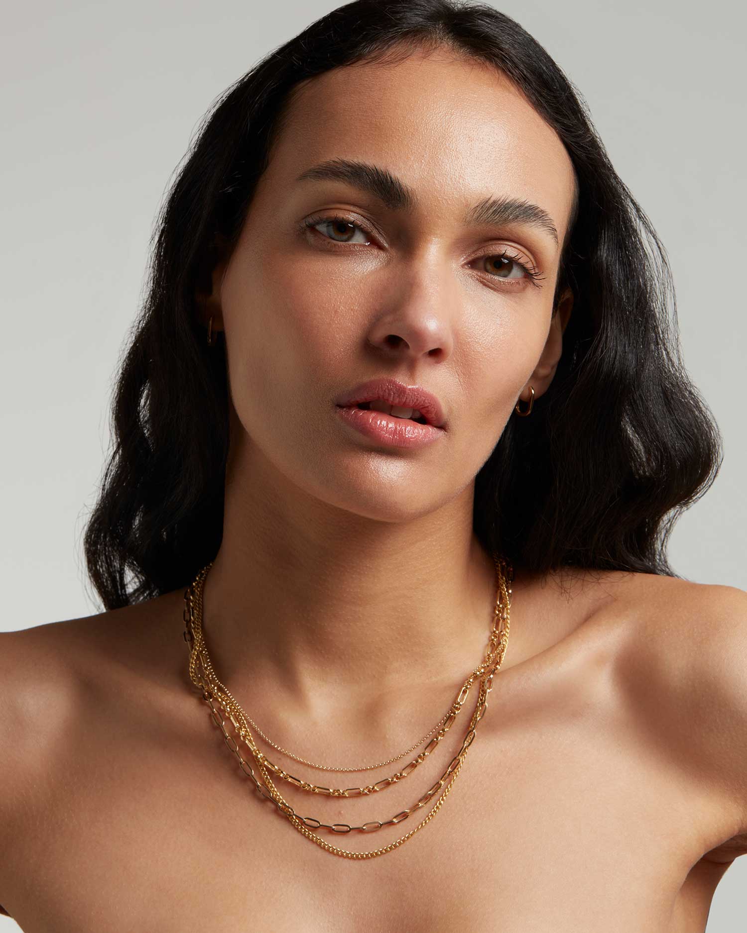 Solid Gold Figaro Chain - Image 5