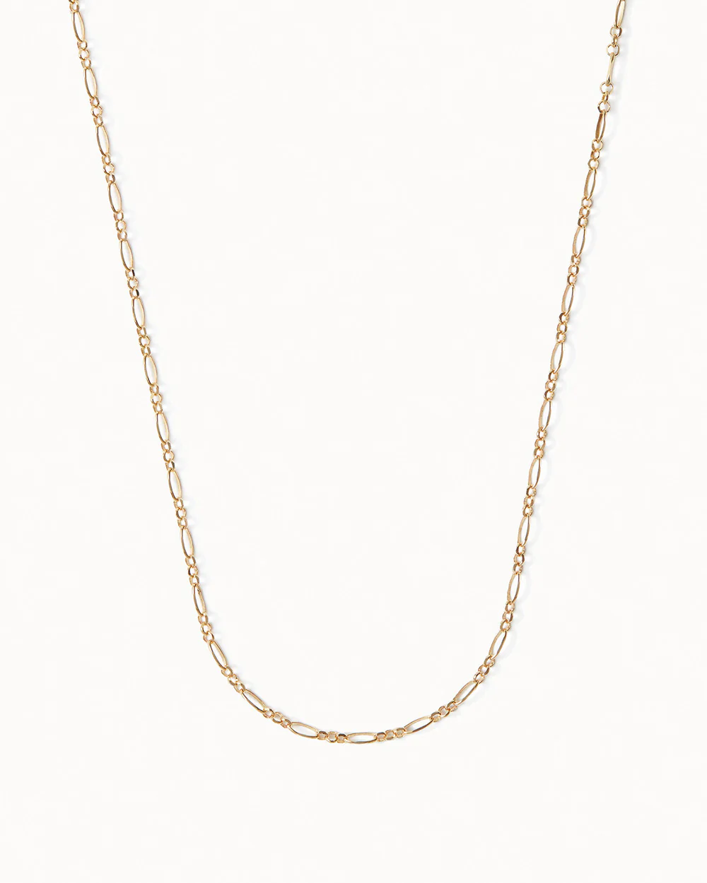 Figaro Chain Necklace and Bracelet Set - Image 6