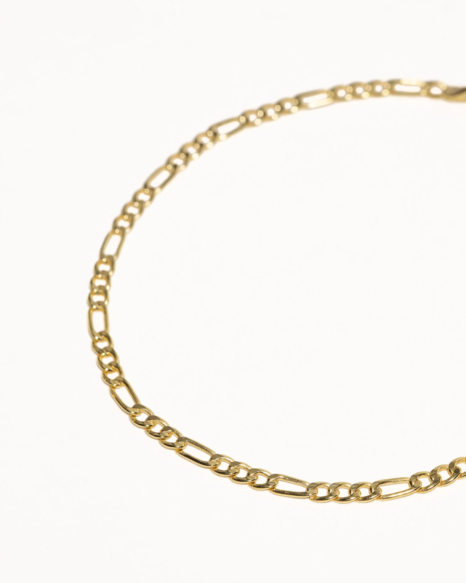 Flat Figaro Chain Anklet - Image 4