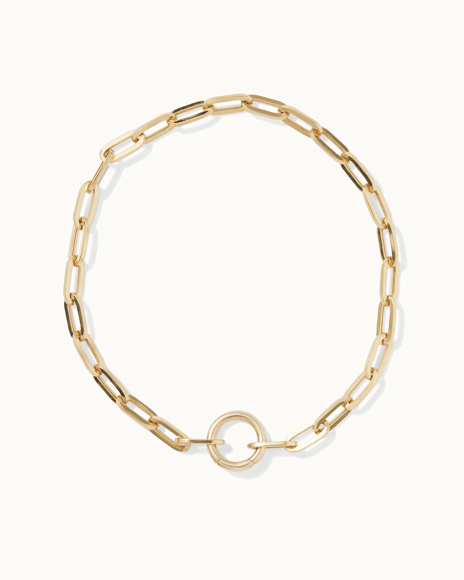 Paper Chain Charm Bracelet