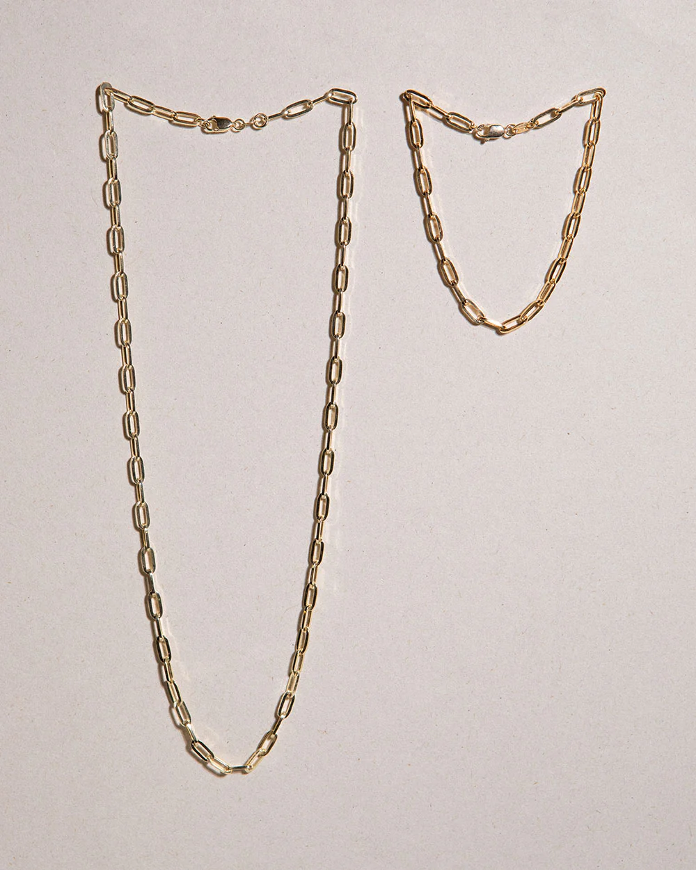 Heavy Paper Chain Necklace and Bracelet Set - Image 4