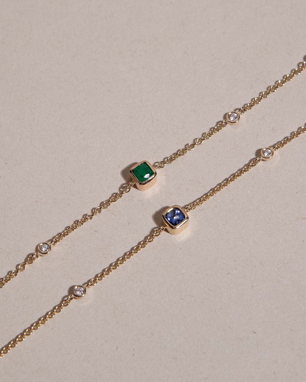 Toi et Moi Emerald Bracelet - Image 2