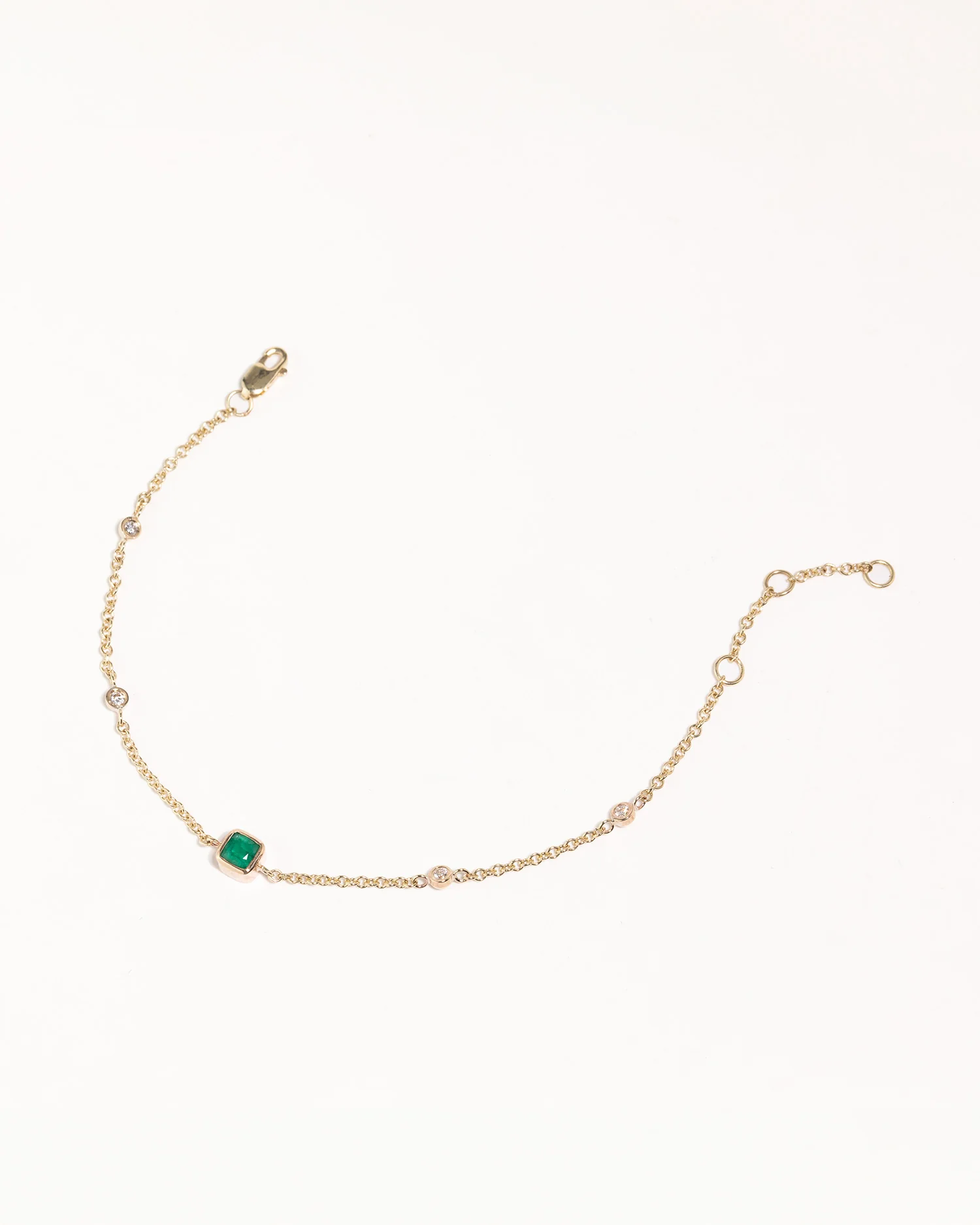 Toi et Moi Emerald Bracelet - Image 3