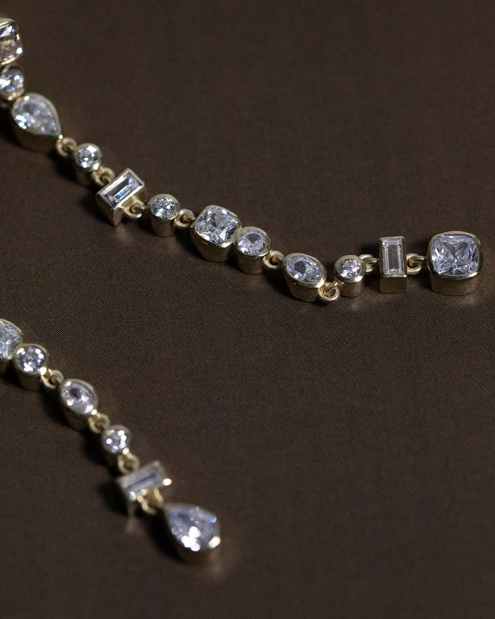 Vega Diamond Drop Earrings - Image 4
