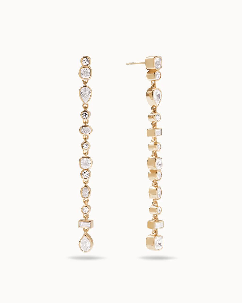 Vega Diamond Drop Earrings - Image 6