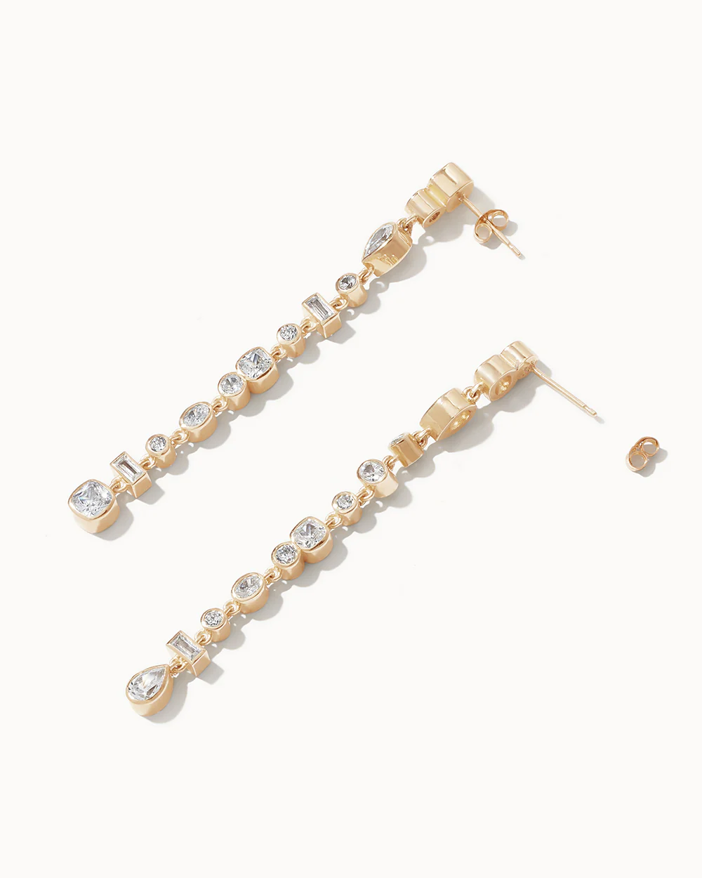 Vega Diamond Drop Earrings - Image 7
