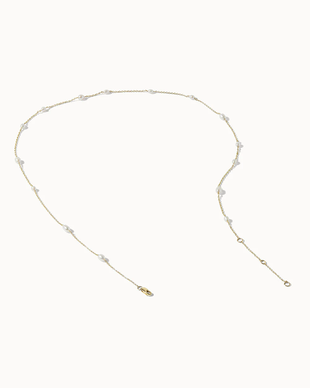 Solid Gold Pearl Wrapped Bracelet - Image 3