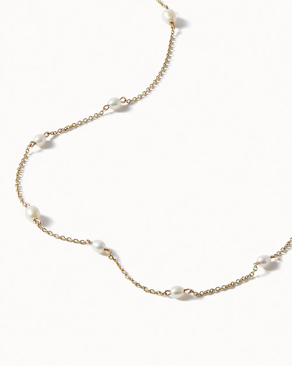 Solid Gold Pearl Wrapped Bracelet - Image 4