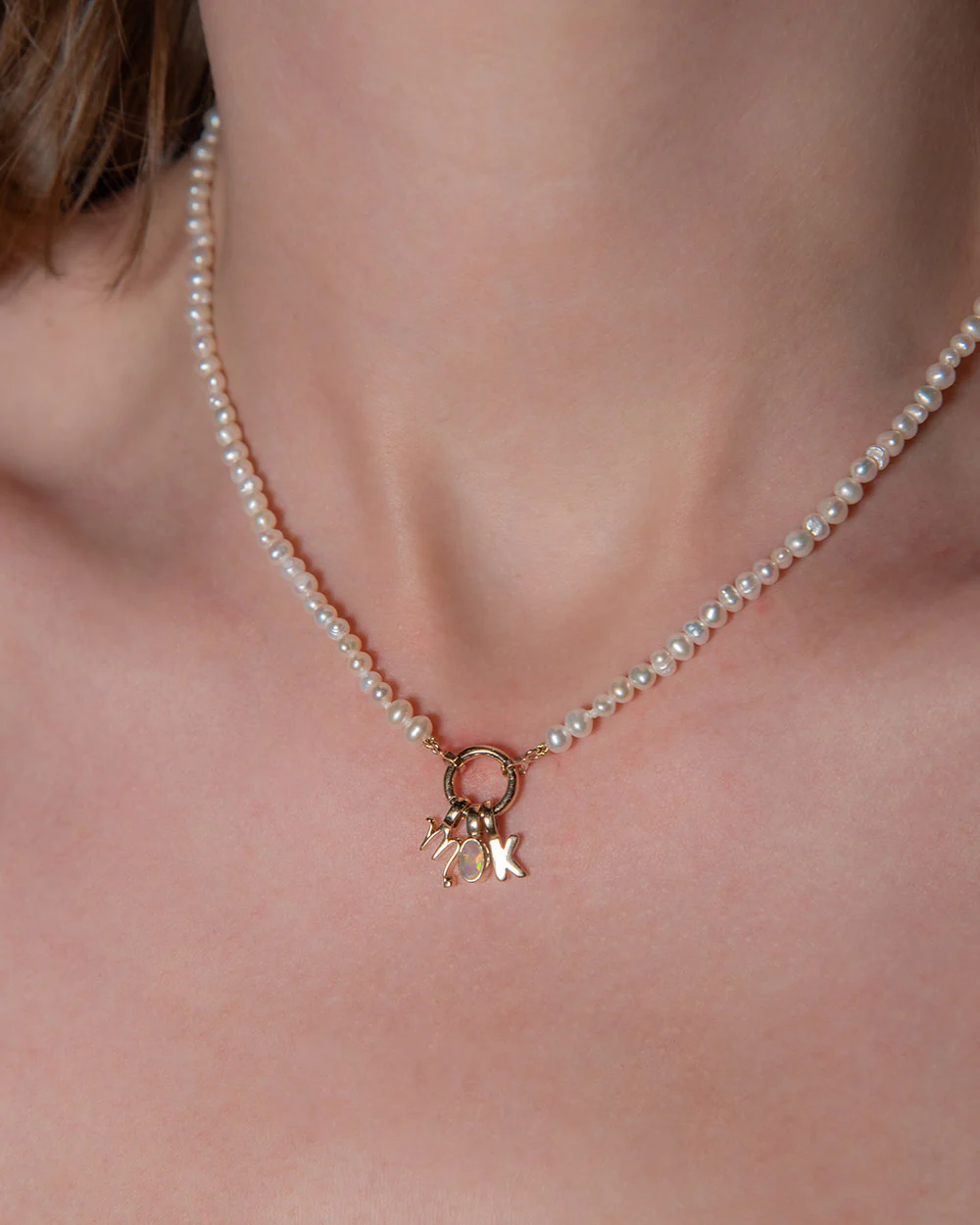 October Opal Birthstone Oval Charm - Image 4