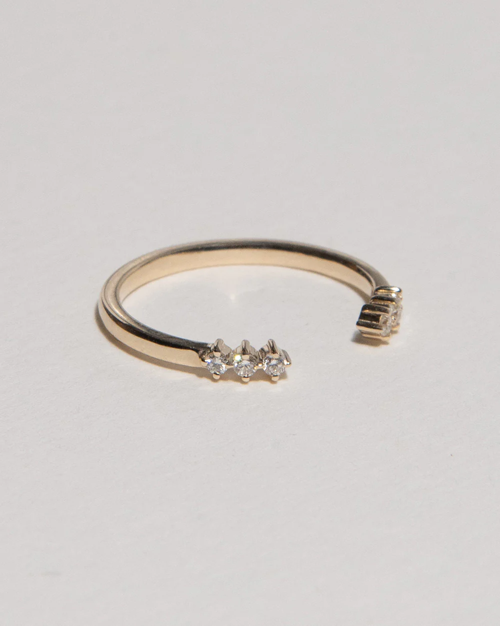 Diamond Trio Open Ring - Image 7