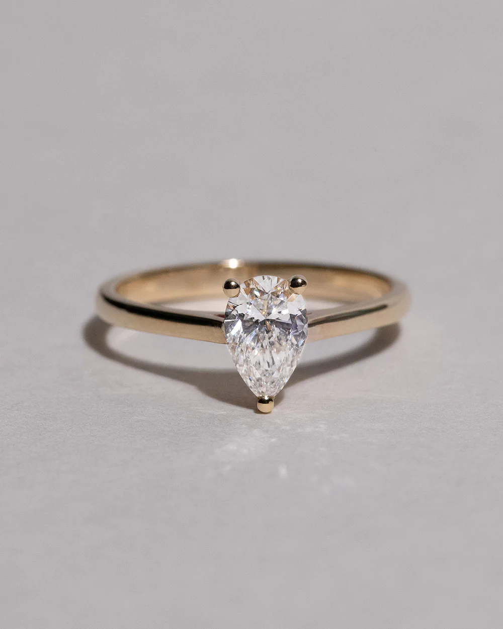 Pear Cut 0.70ct Lab Grown Diamond Ring - Image 3