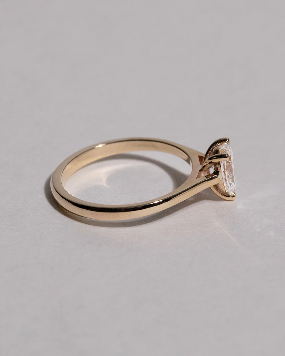 Pear Cut 0.70ct Lab Grown Diamond Ring - Image 4