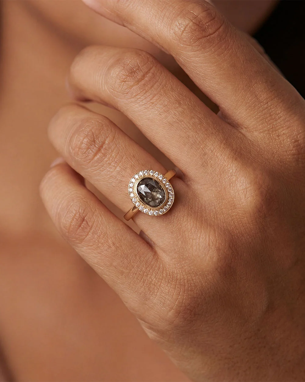 Nieve 1.2ct Grey Diamond Ring - Image 2