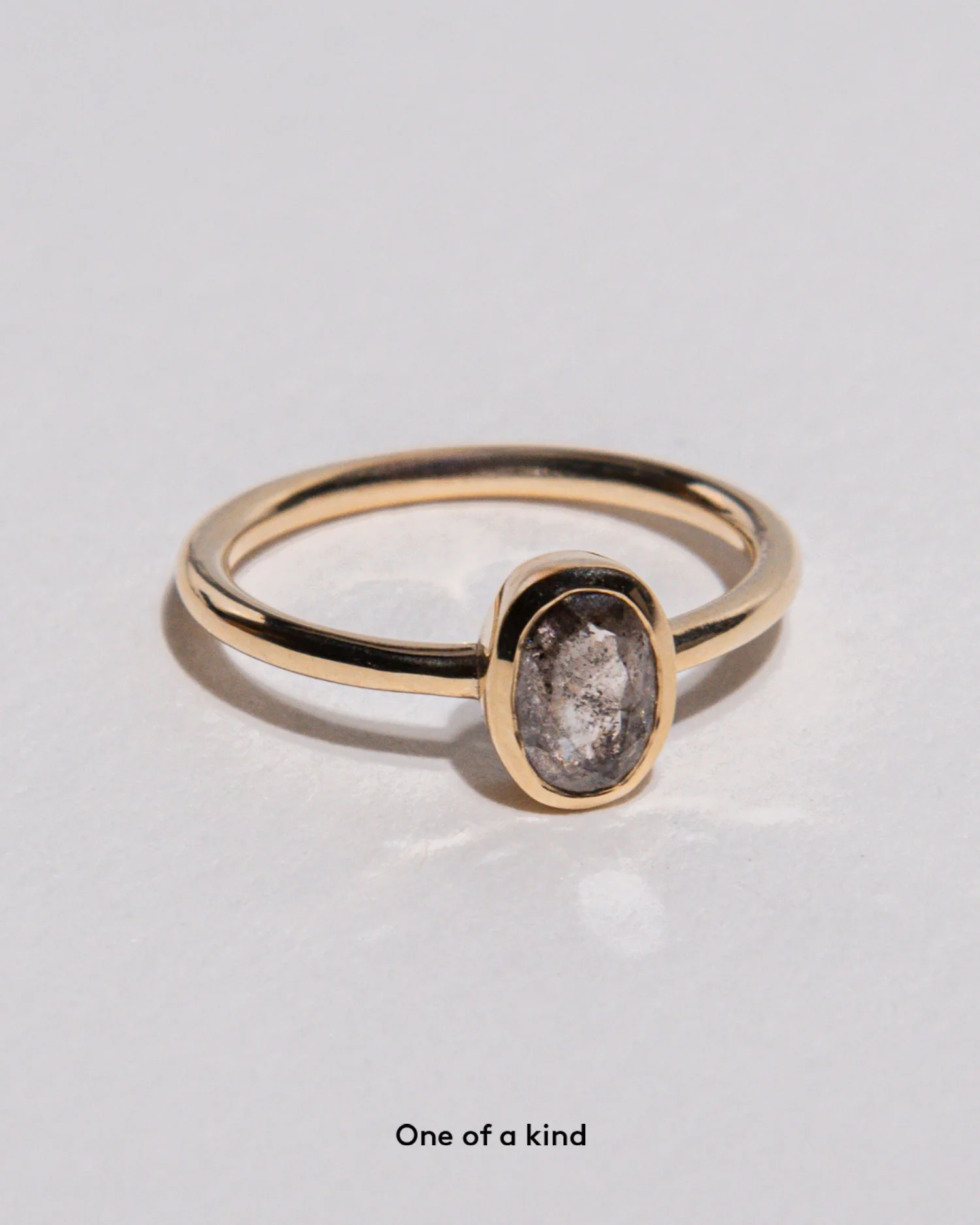 Orien 1.17ct Grey Diamond Ring