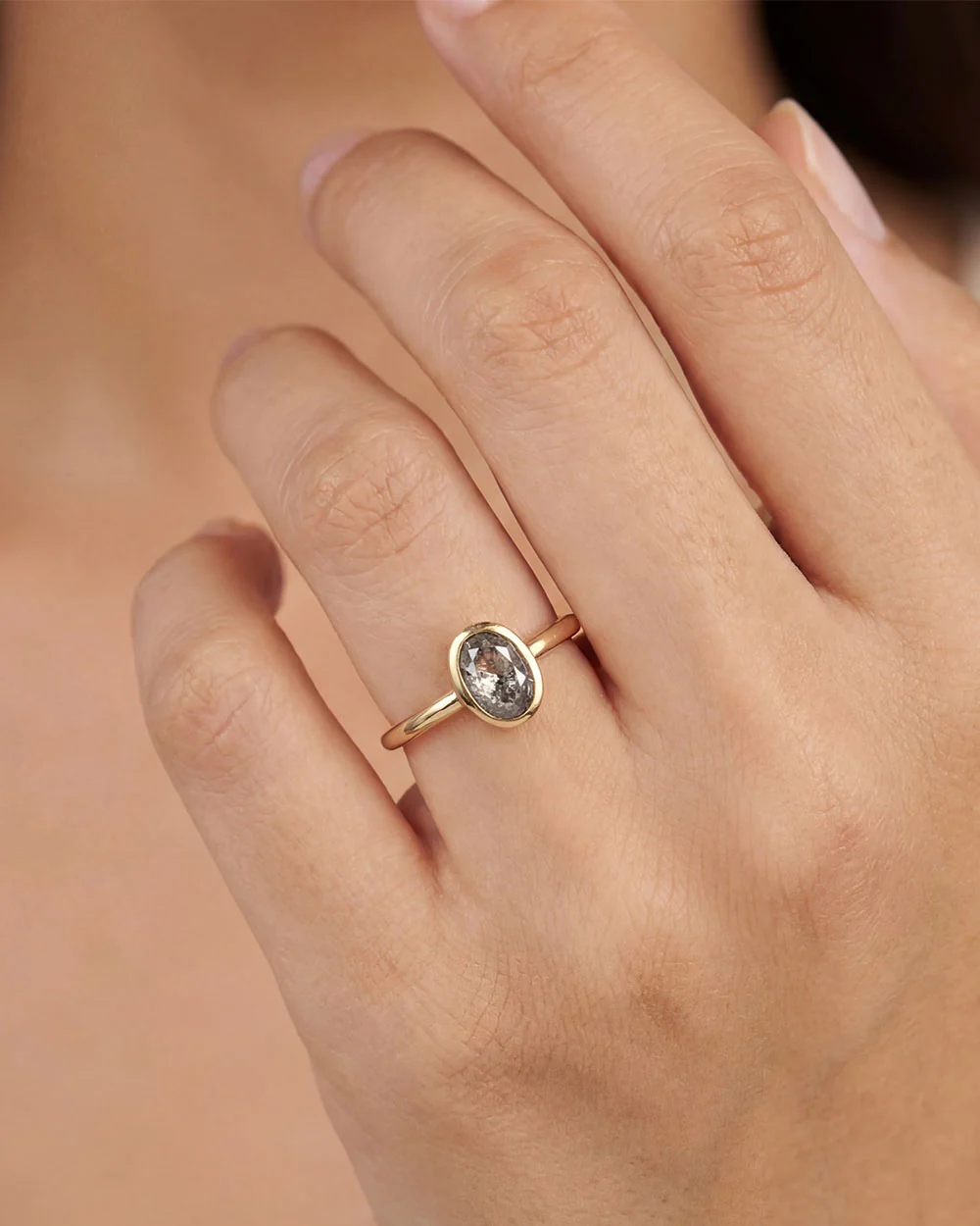 Orien 1.17ct Grey Diamond Ring - Image 2