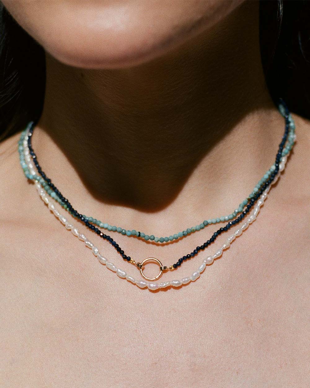 Hydra Sapphire Beaded Necklace - Image 6