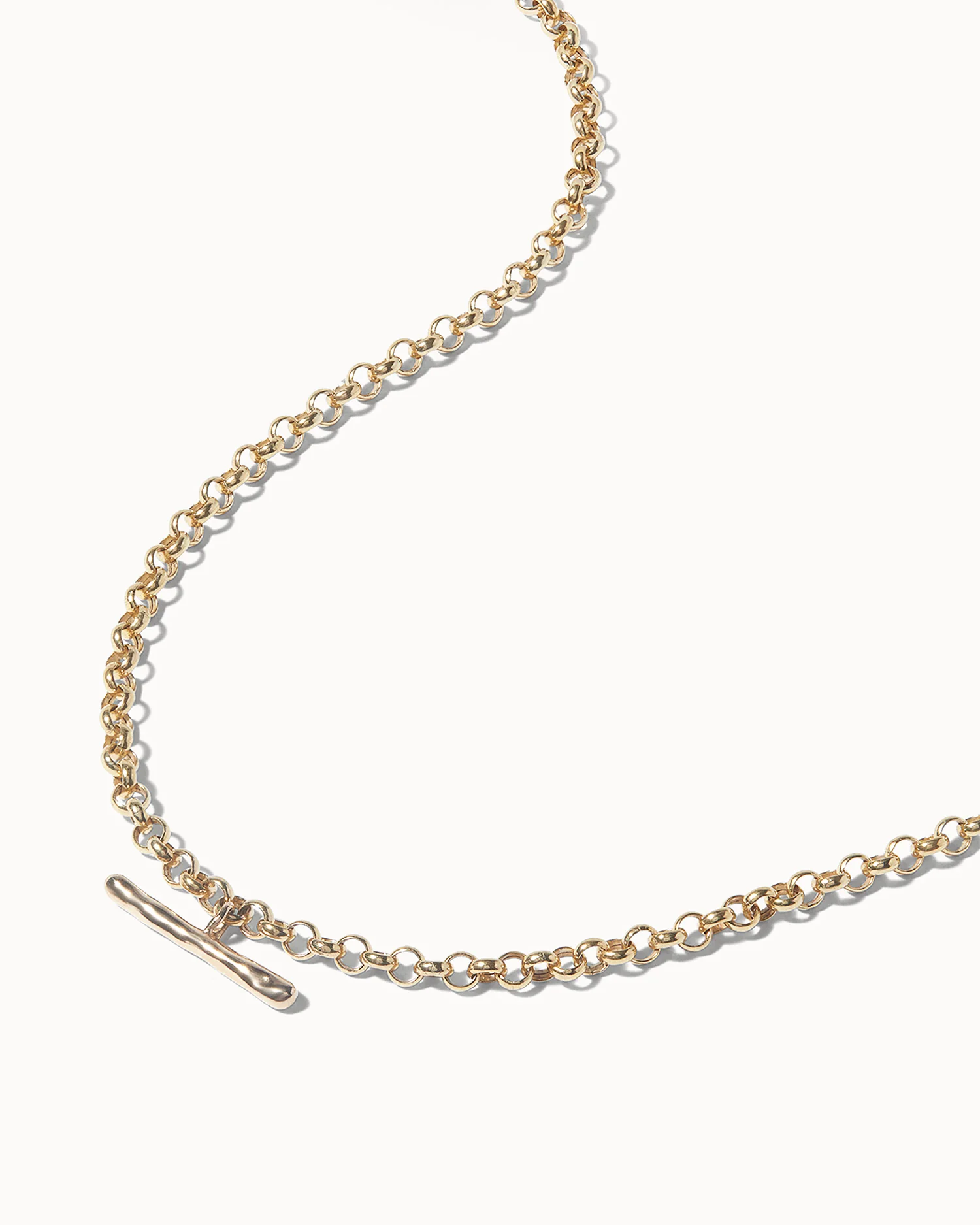 T-Bar Belcher Chain Necklace - Image 4