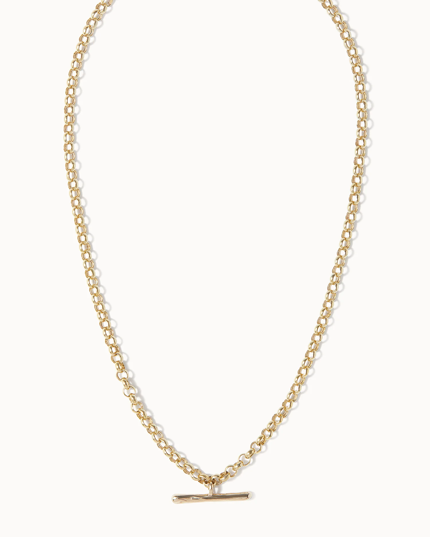 T-Bar Belcher Chain Necklace - Image 5