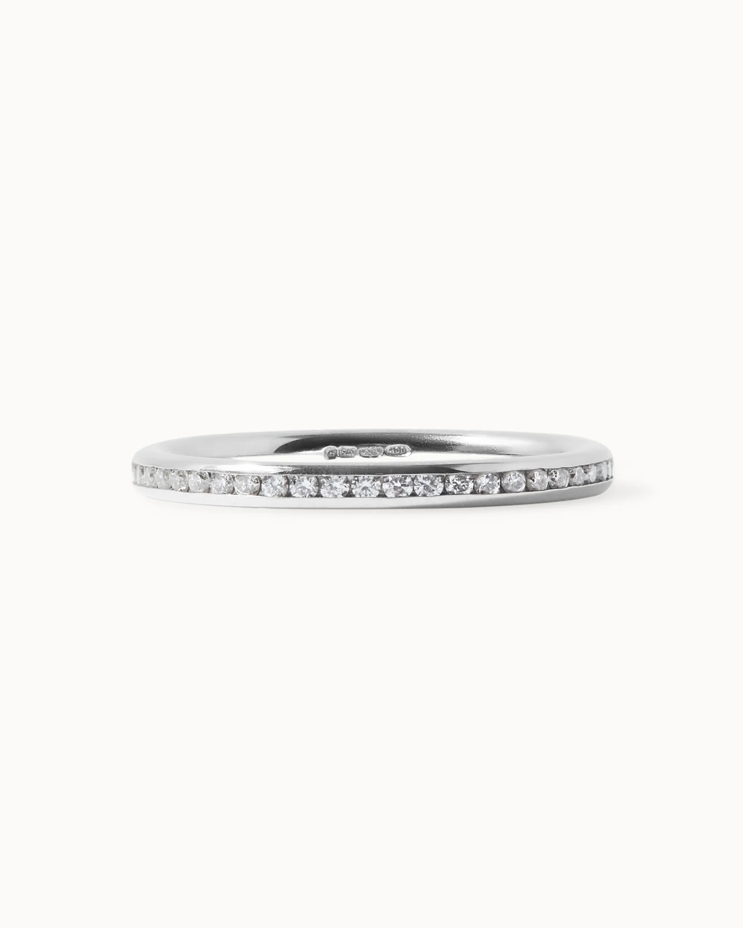 Diamond Half Eternity Court Ring - Image 5