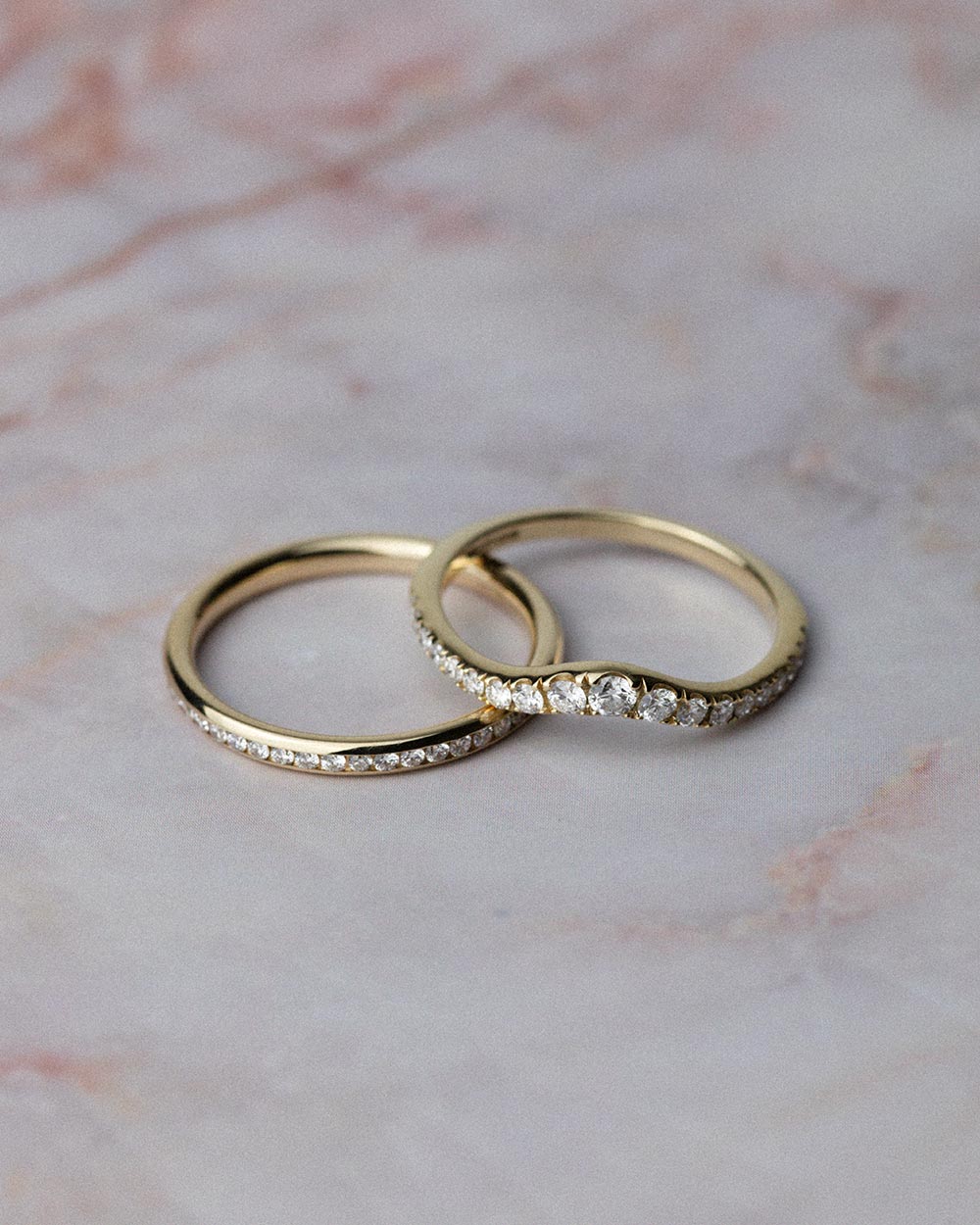 Pavé Diamond Nesting Ring - Image 4